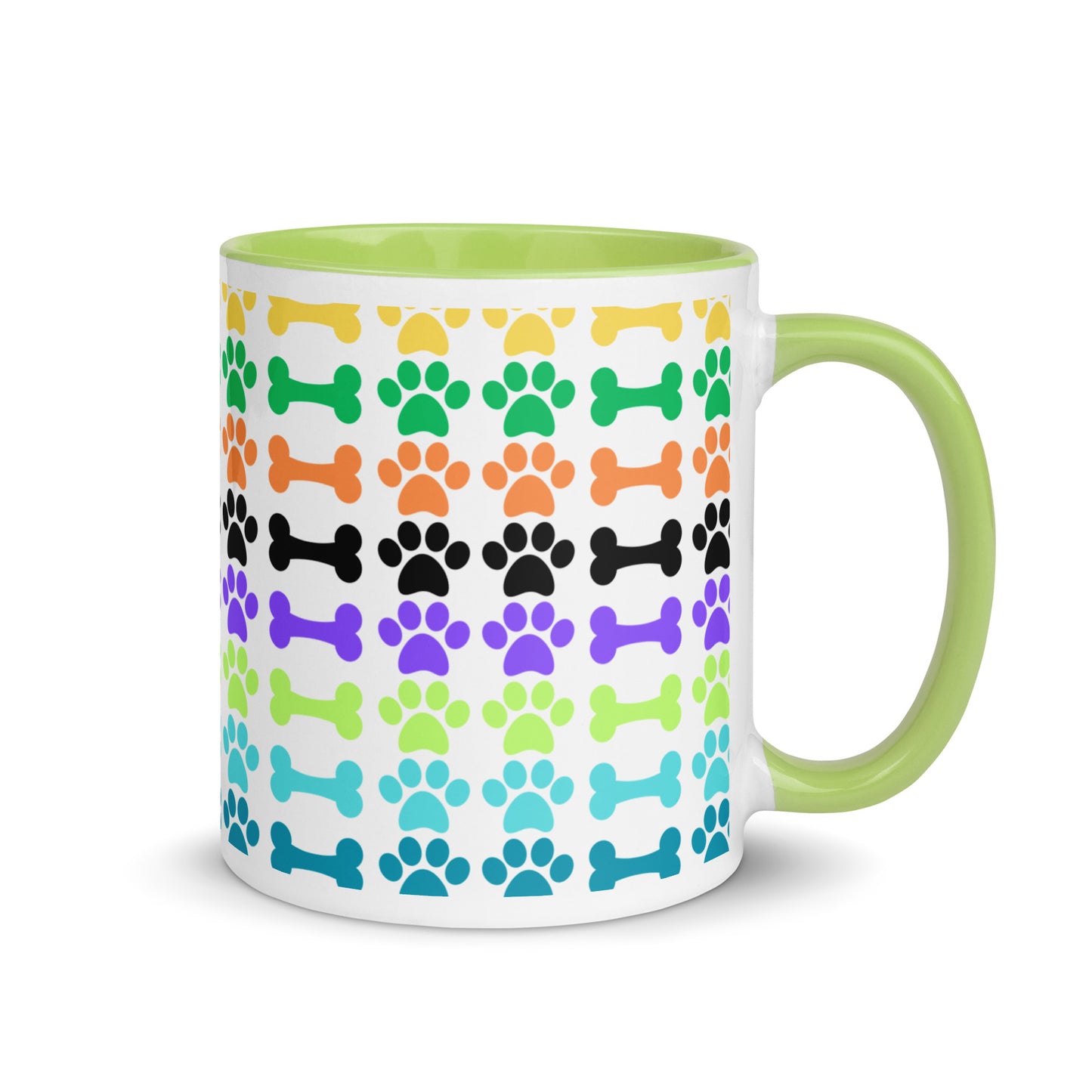 Dog Bones | Mug with Color Inside   - #tag1# - #tag2# - 