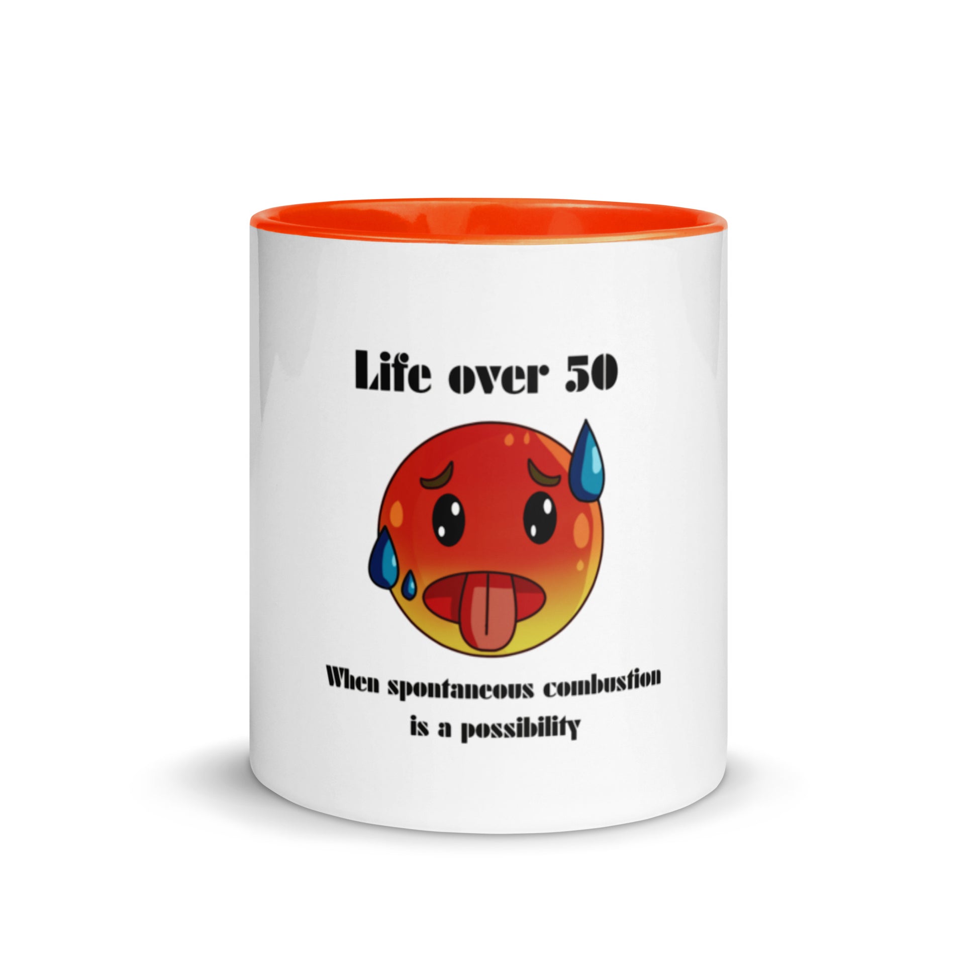 Life Over 50 | Mug with Color Inside   - #tag1# - #tag2# - 