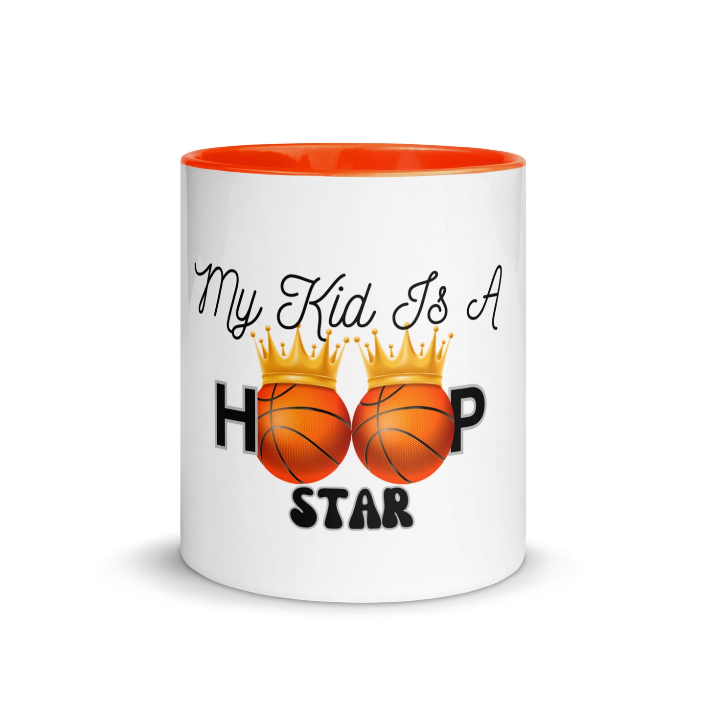 My Kid Is A Hoop Star | Mug with Color Inside   - #tag1# - #tag2# - 