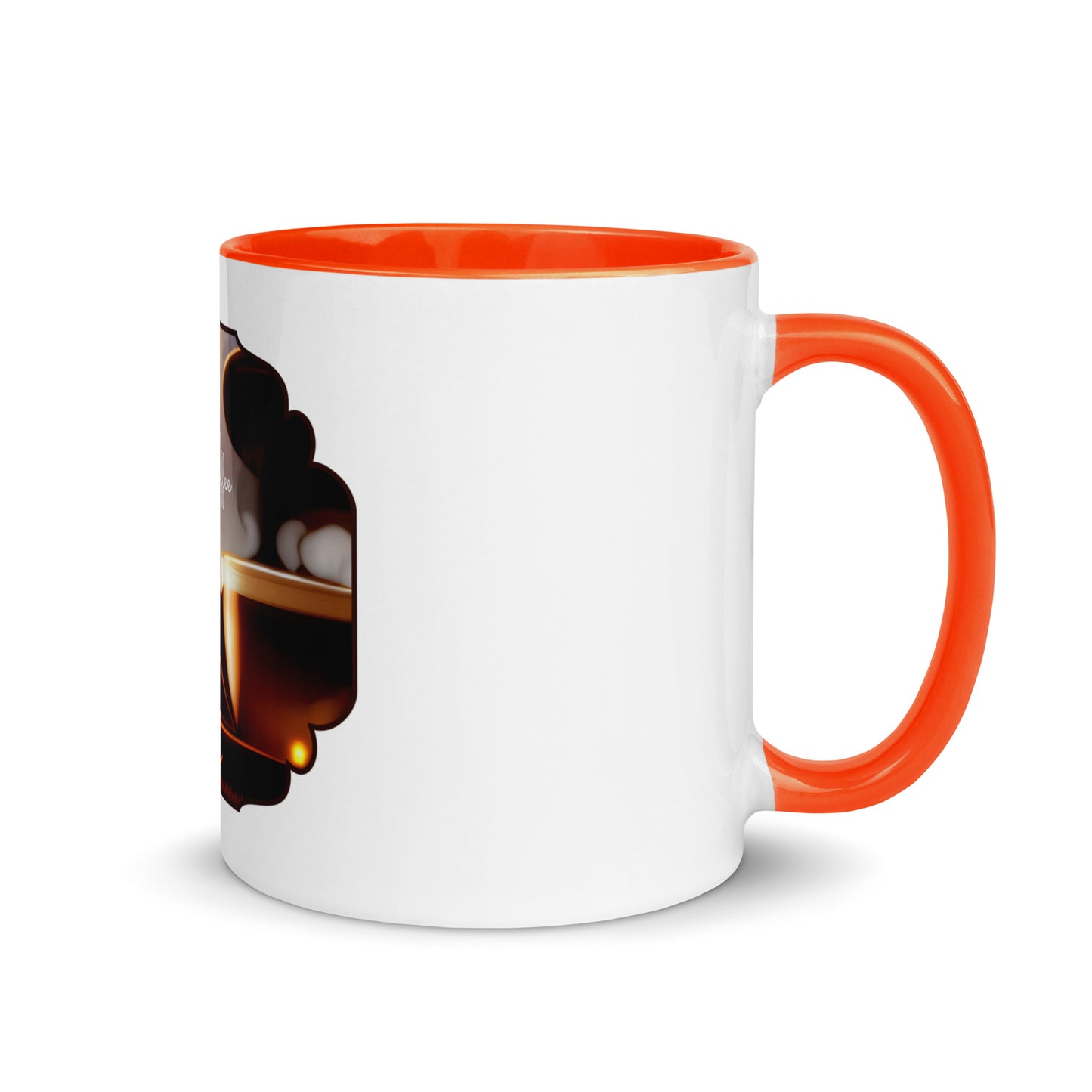 Life Begins After Coffee | Mug with Color Inside   - #tag1# - #tag2# - 