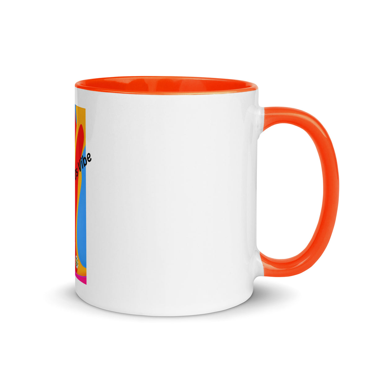 Rockin' The '70's Vibe | Mug with Color Inside   - #tag1# - #tag2# - 