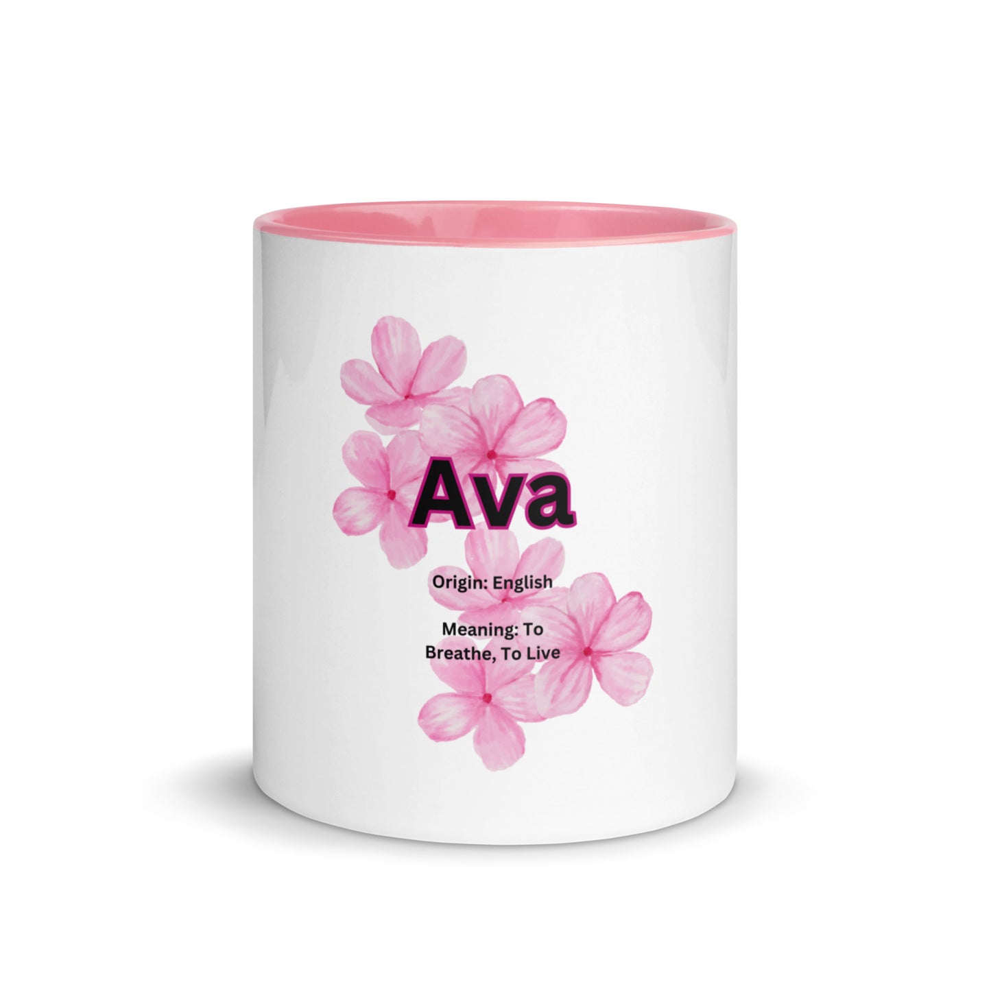 Ava Name | Mug with Color Inside   - #tag1# - #tag2# - 