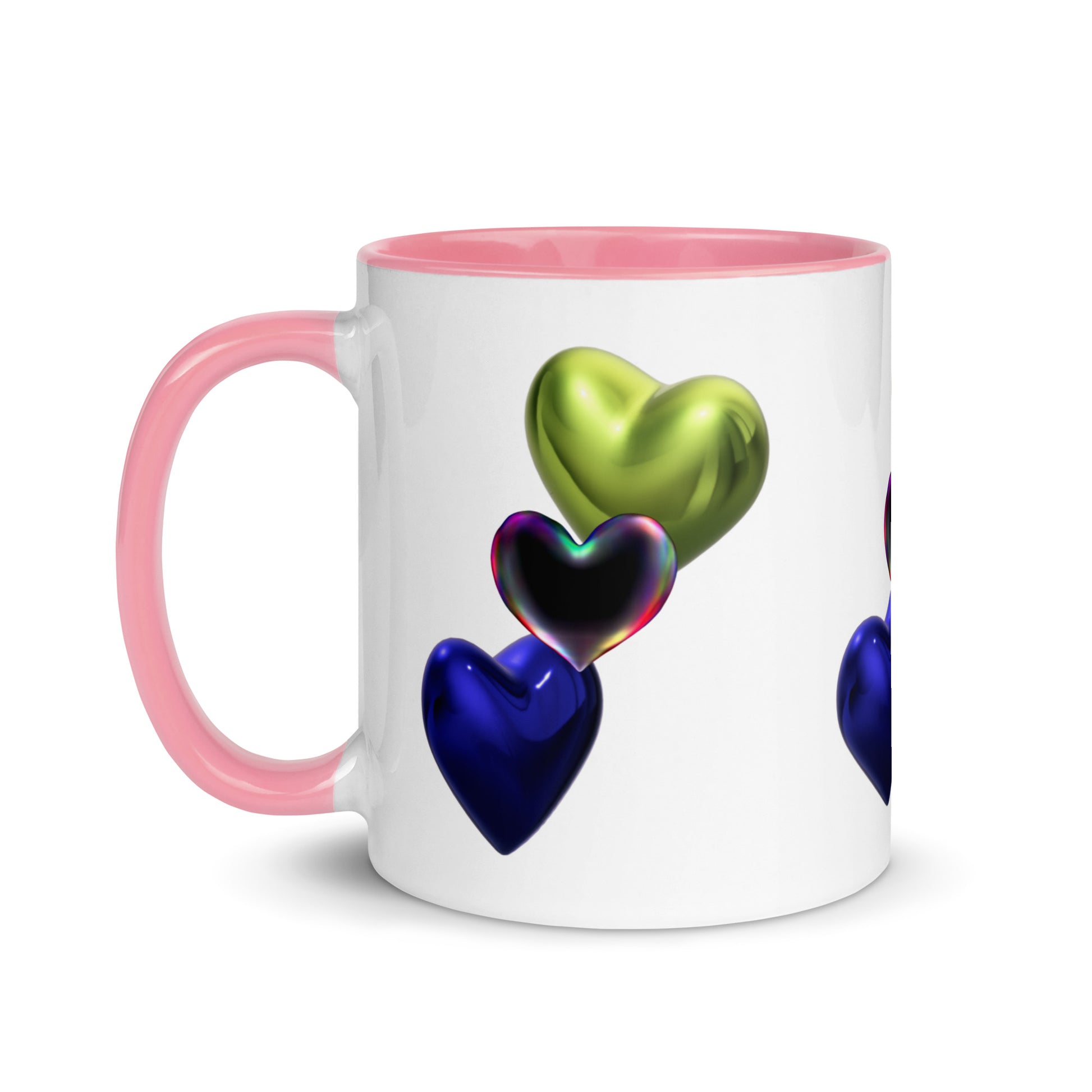 Hearts | Mug with Color Inside   - #tag1# - #tag2# - 