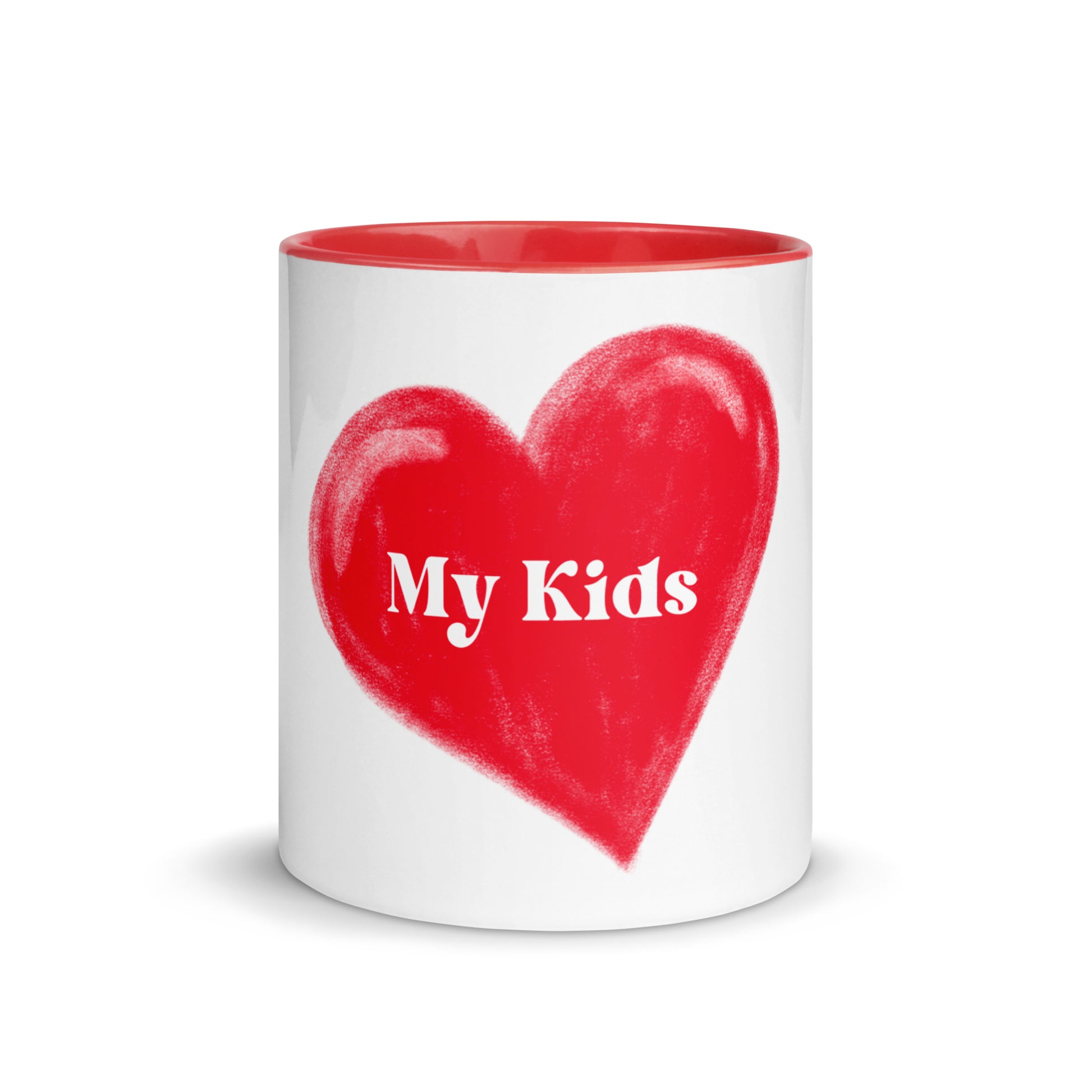 I Love My Kids | Mug With Color Inside   - #tag1# - #tag2# - 