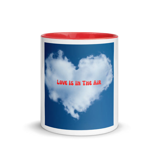 Love Is In The Air | Mug with Color Inside   - #tag1# - #tag2# - 