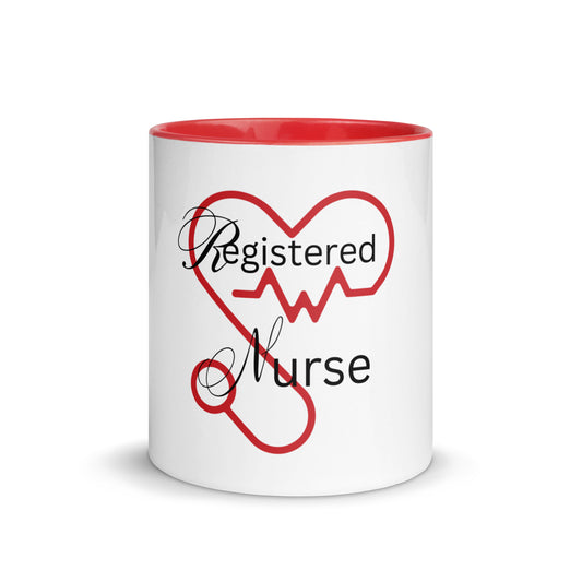 Registered Nurse | Mug with Color Inside   - #tag1# - #tag2# - 