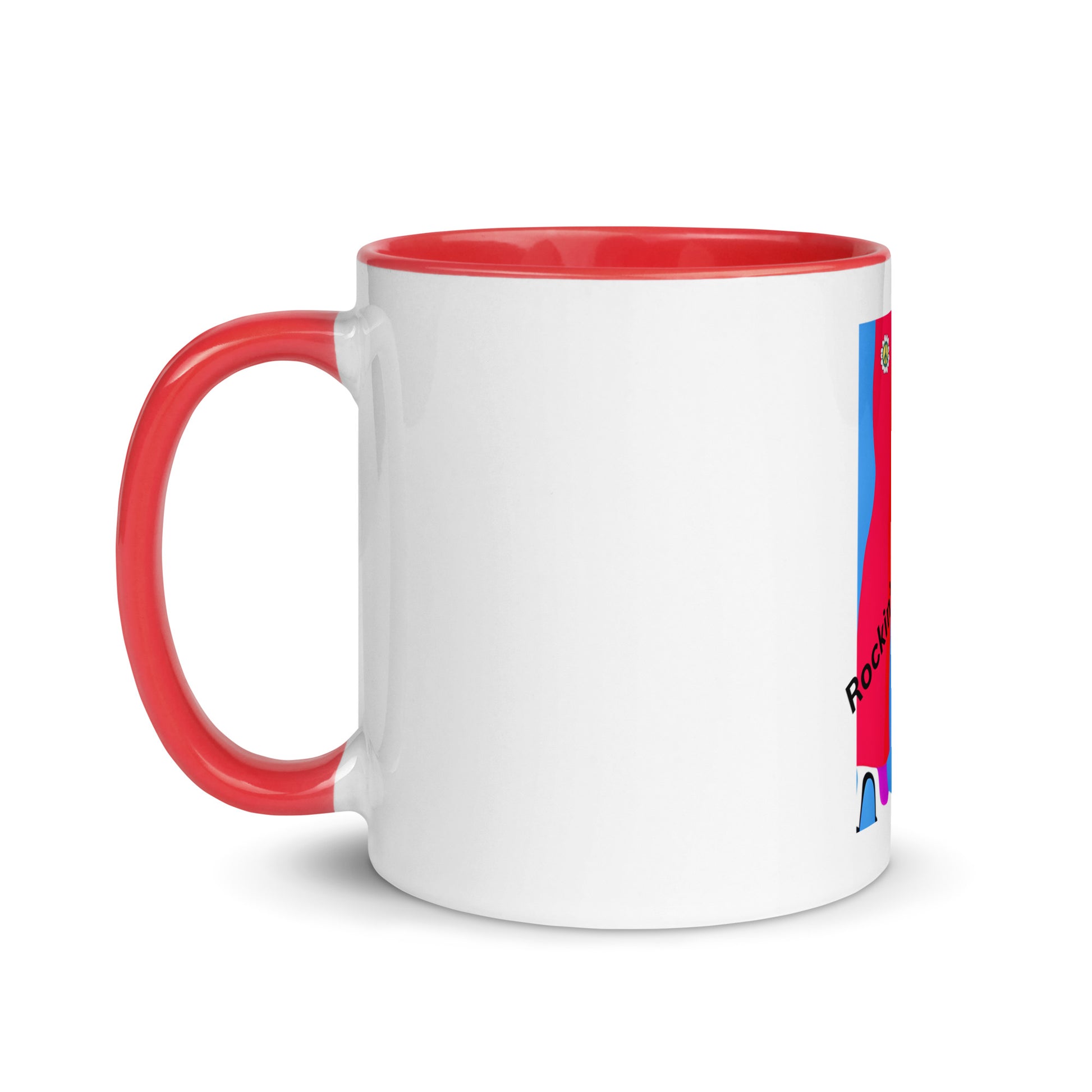 Rockin' The '70's Vibe | Mug with Color Inside   - #tag1# - #tag2# - 