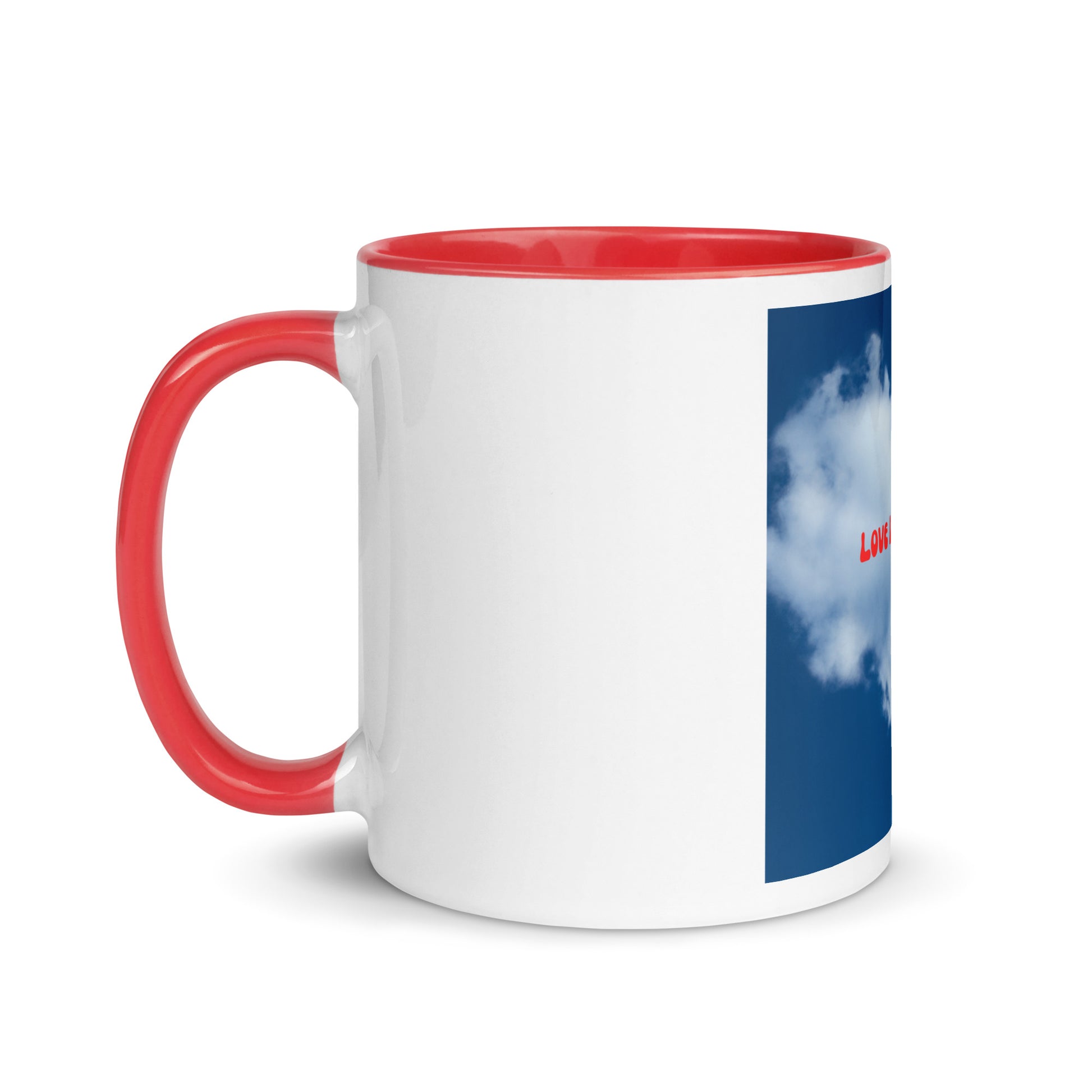 Love Is In The Air | Mug with Color Inside   - #tag1# - #tag2# - 