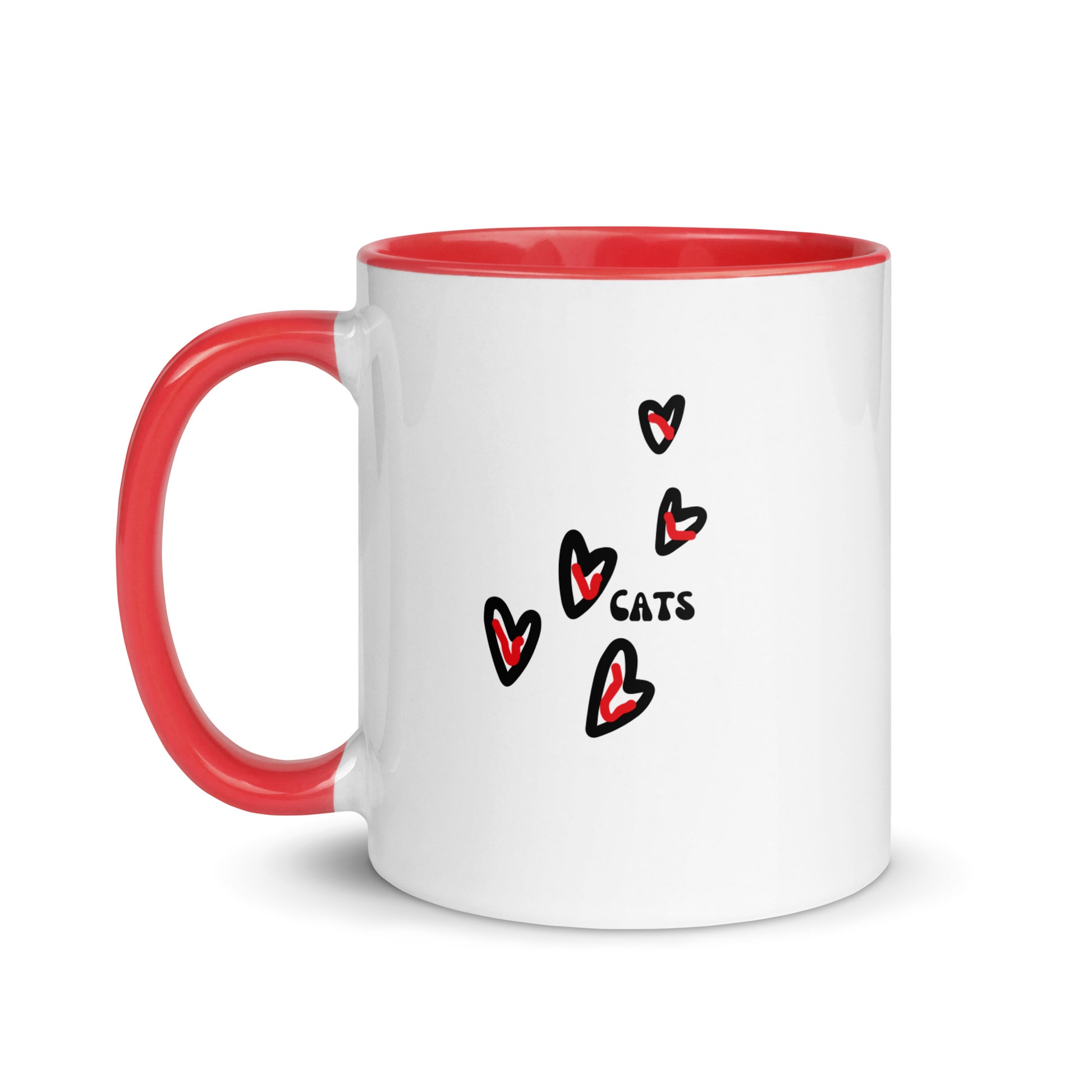 I Love Cats | Mug with Color Inside   - #tag1# - #tag2# - 