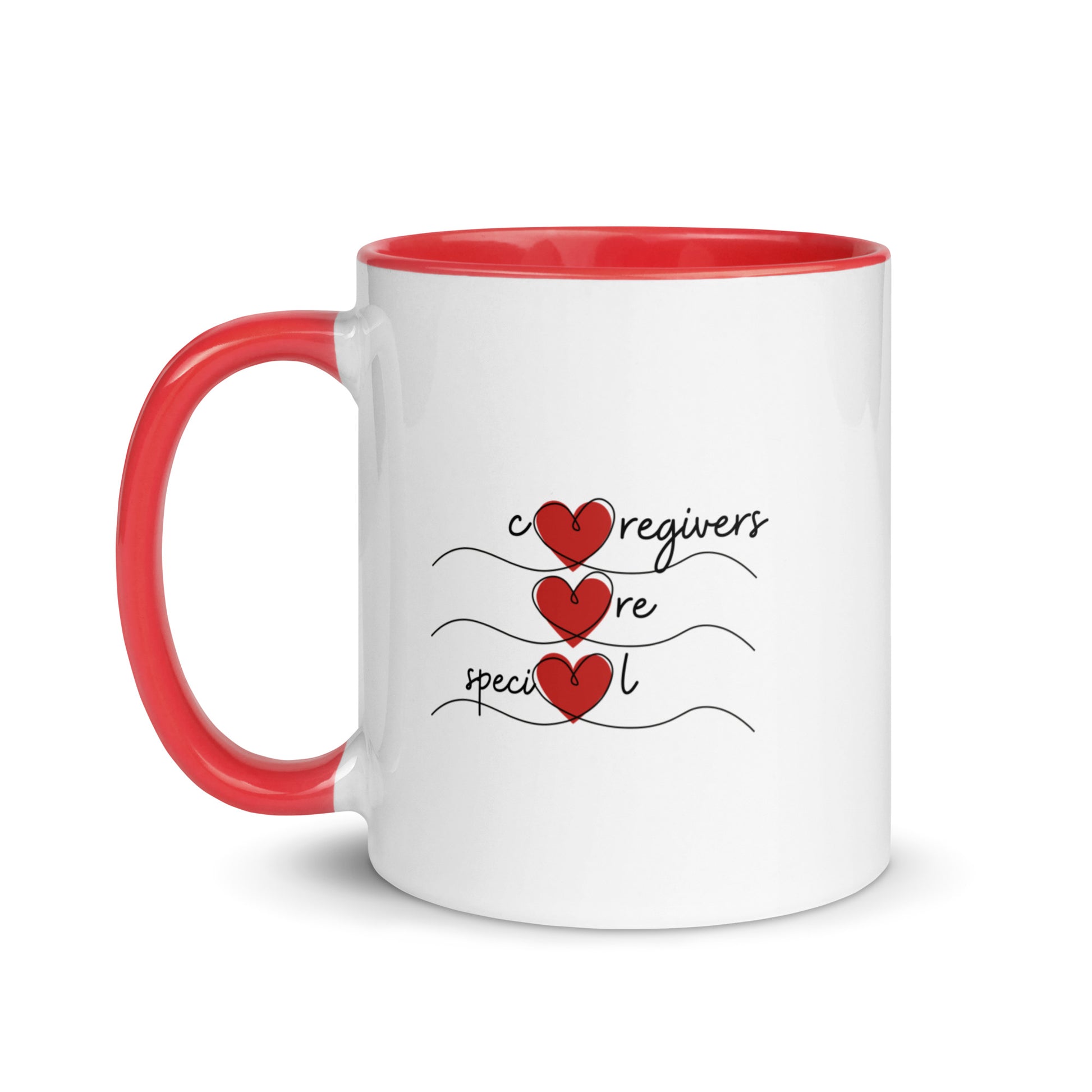 Caregivers Are Special | Mug with Color Inside   - #tag1# - #tag2# - 