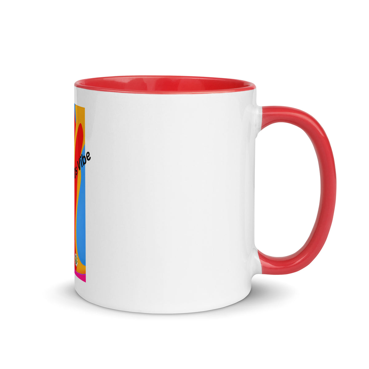 Rockin' The '70's Vibe | Mug with Color Inside   - #tag1# - #tag2# - 