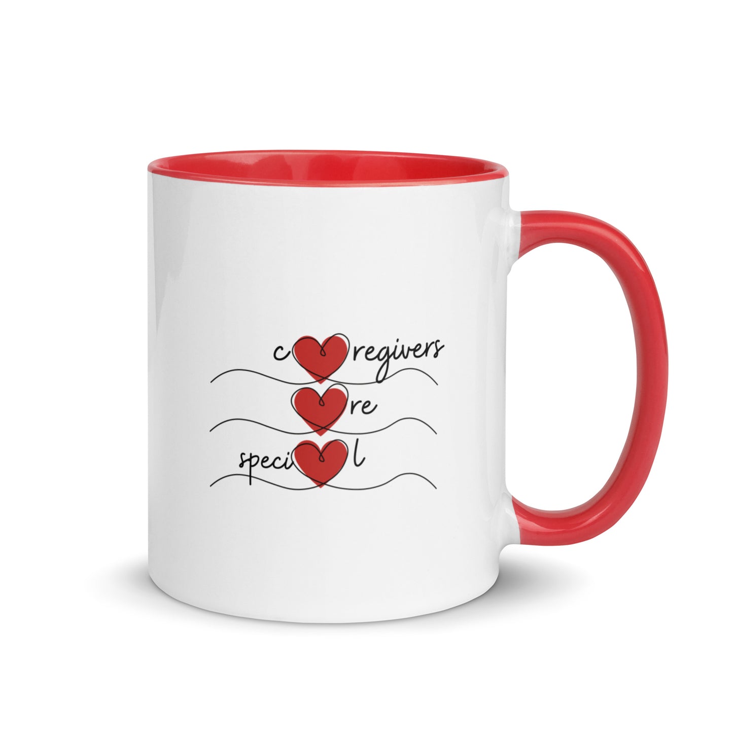 Caregivers Are Special | Mug with Color Inside   - #tag1# - #tag2# - 