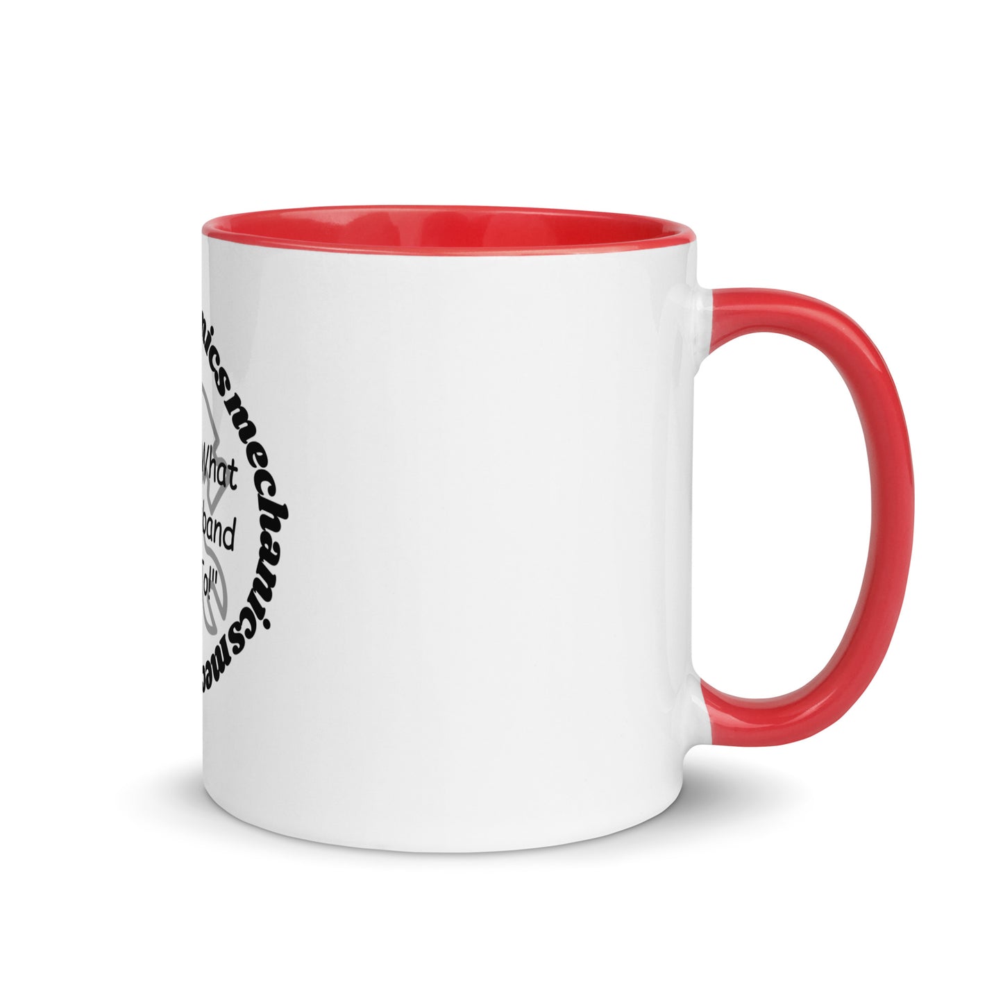 Mechanics | Mug with Color Inside   - #tag1# - #tag2# - 