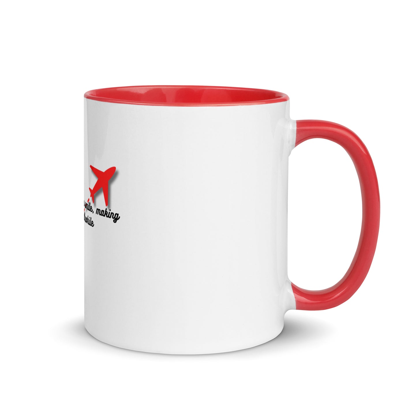 Flight Attendants/Pilots | Mug with Color Inside   - #tag1# - #tag2# - 