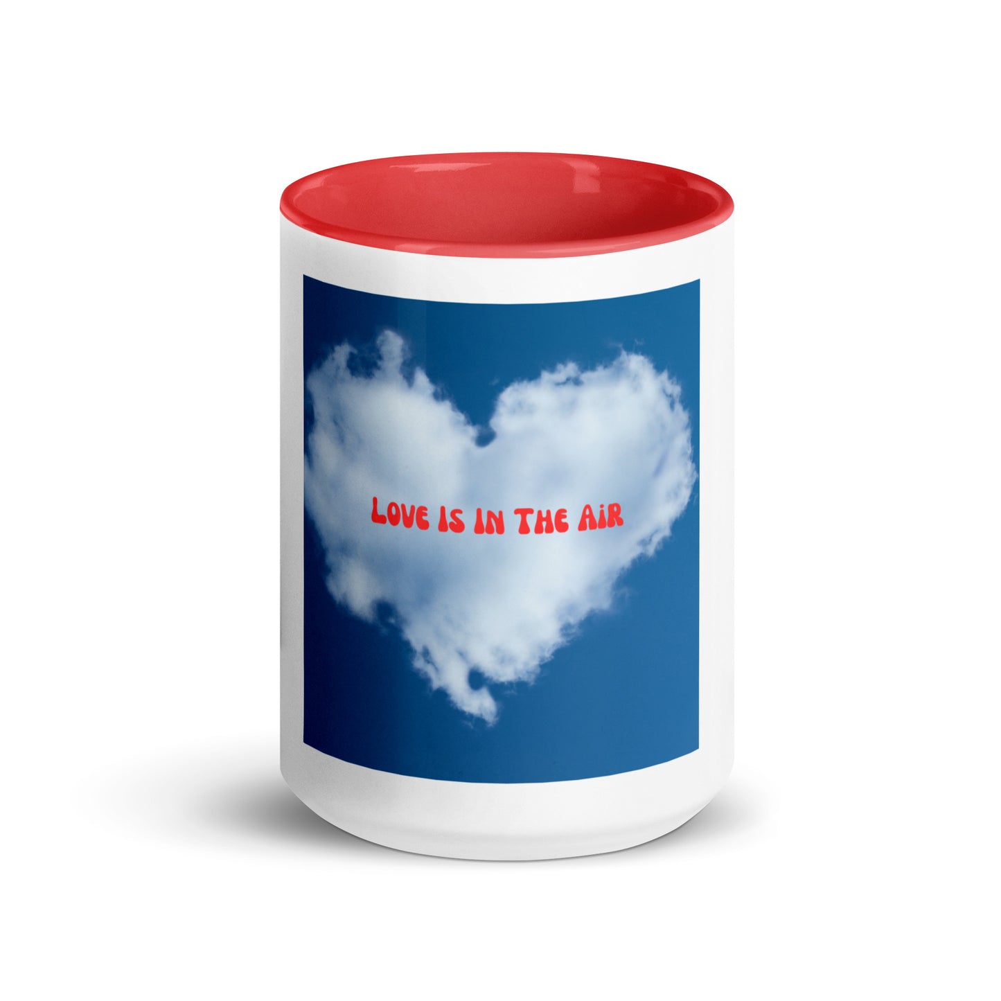 Love Is In The Air | Mug with Color Inside   - #tag1# - #tag2# - 