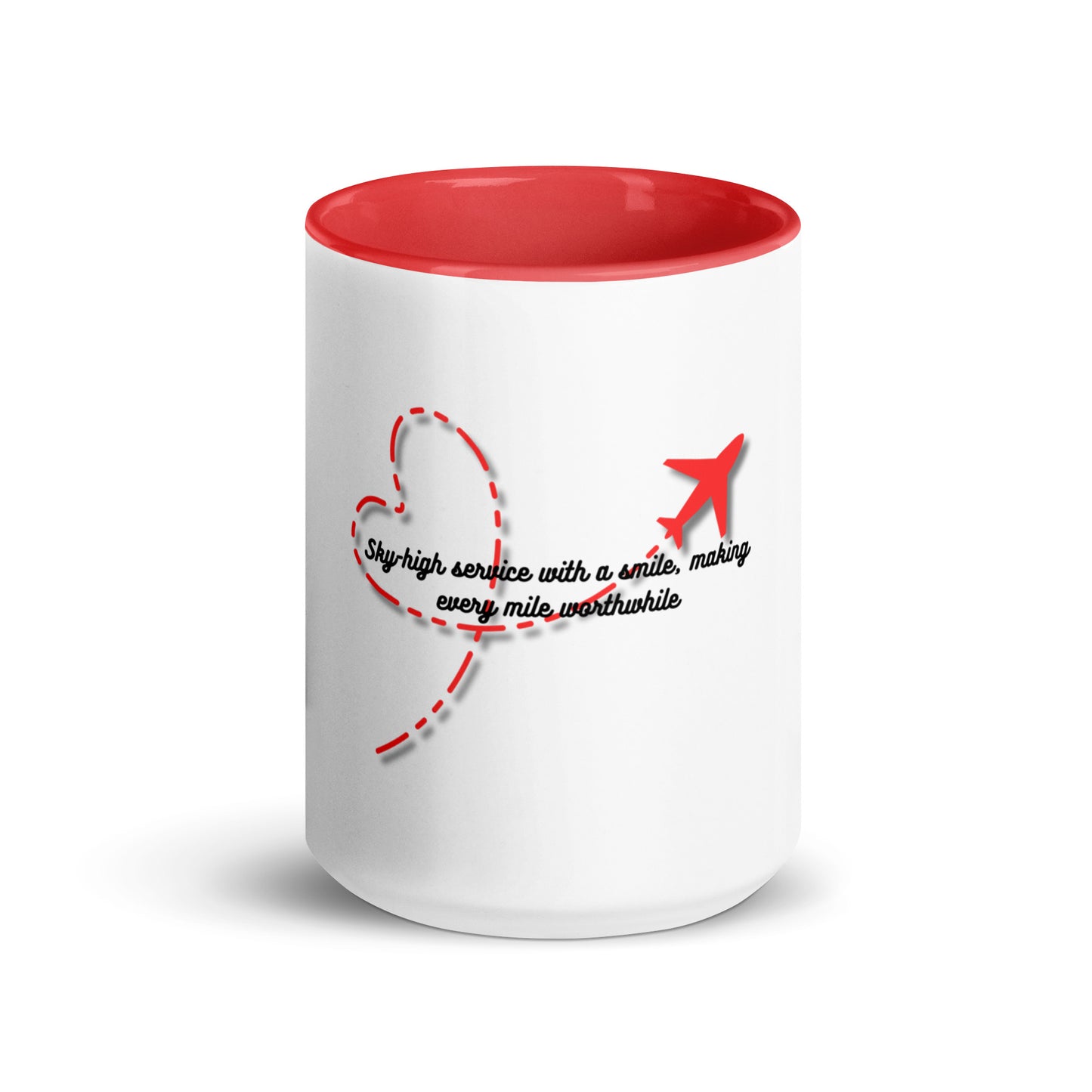 Flight Attendants/Pilots | Mug with Color Inside   - #tag1# - #tag2# - 