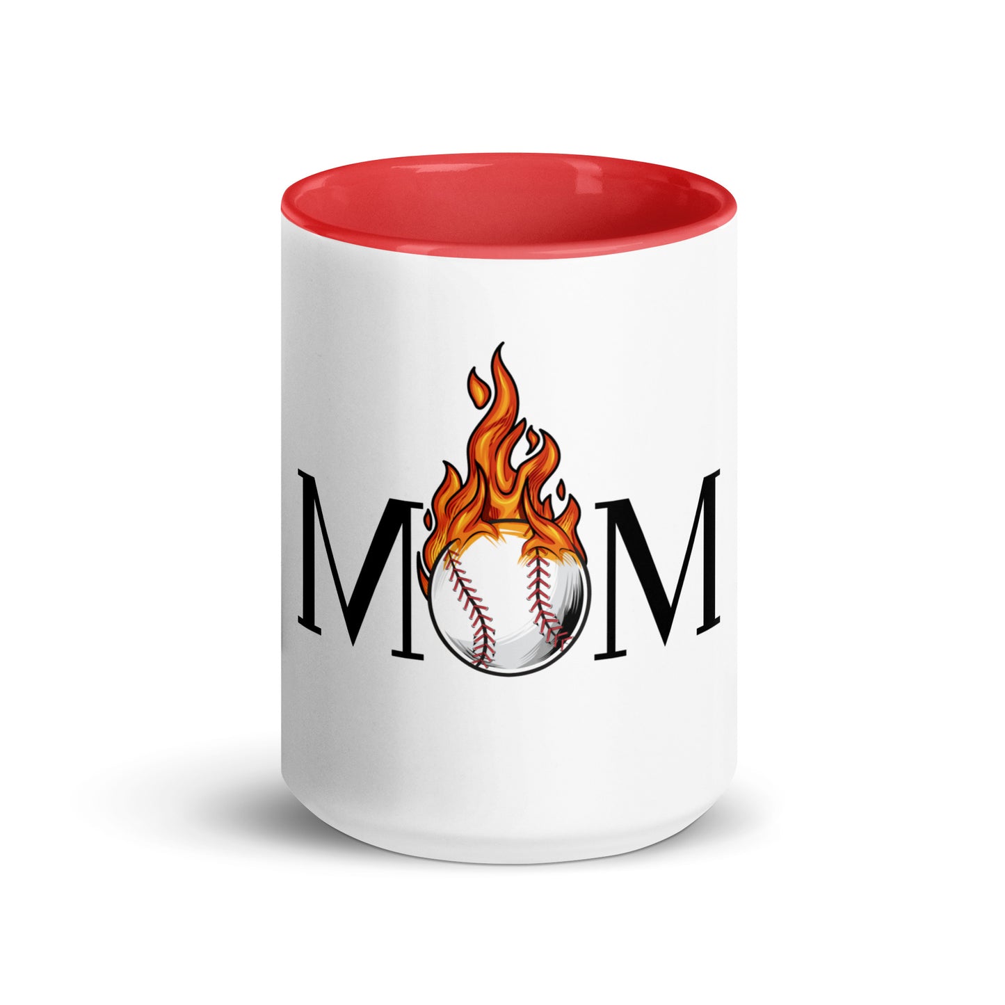 Baseball Mom | Mug with Color Inside   - #tag1# - #tag2# - 