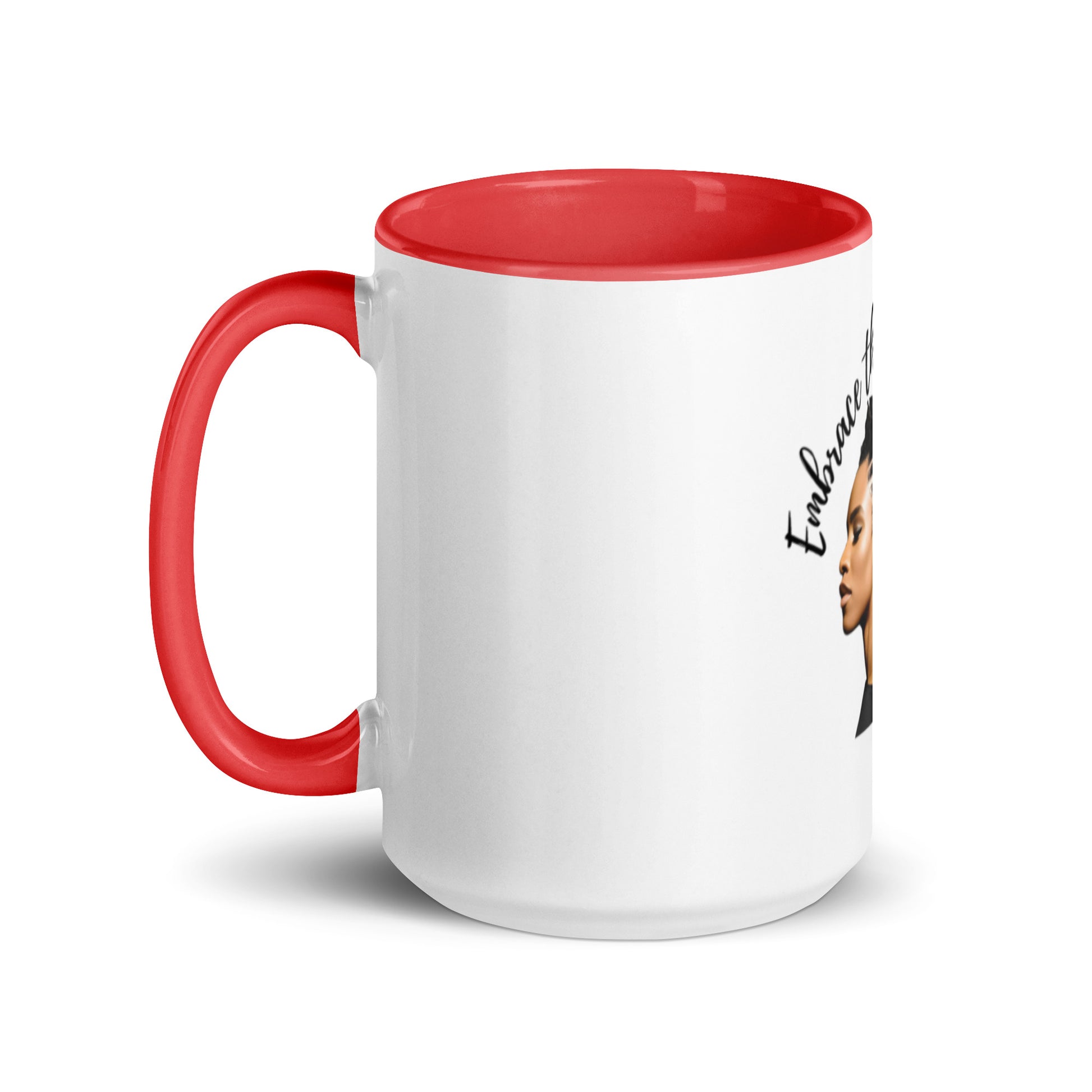 Embrace The Natural Flow | Natural Hair | Mug with Color Inside   - #tag1# - #tag2# - 