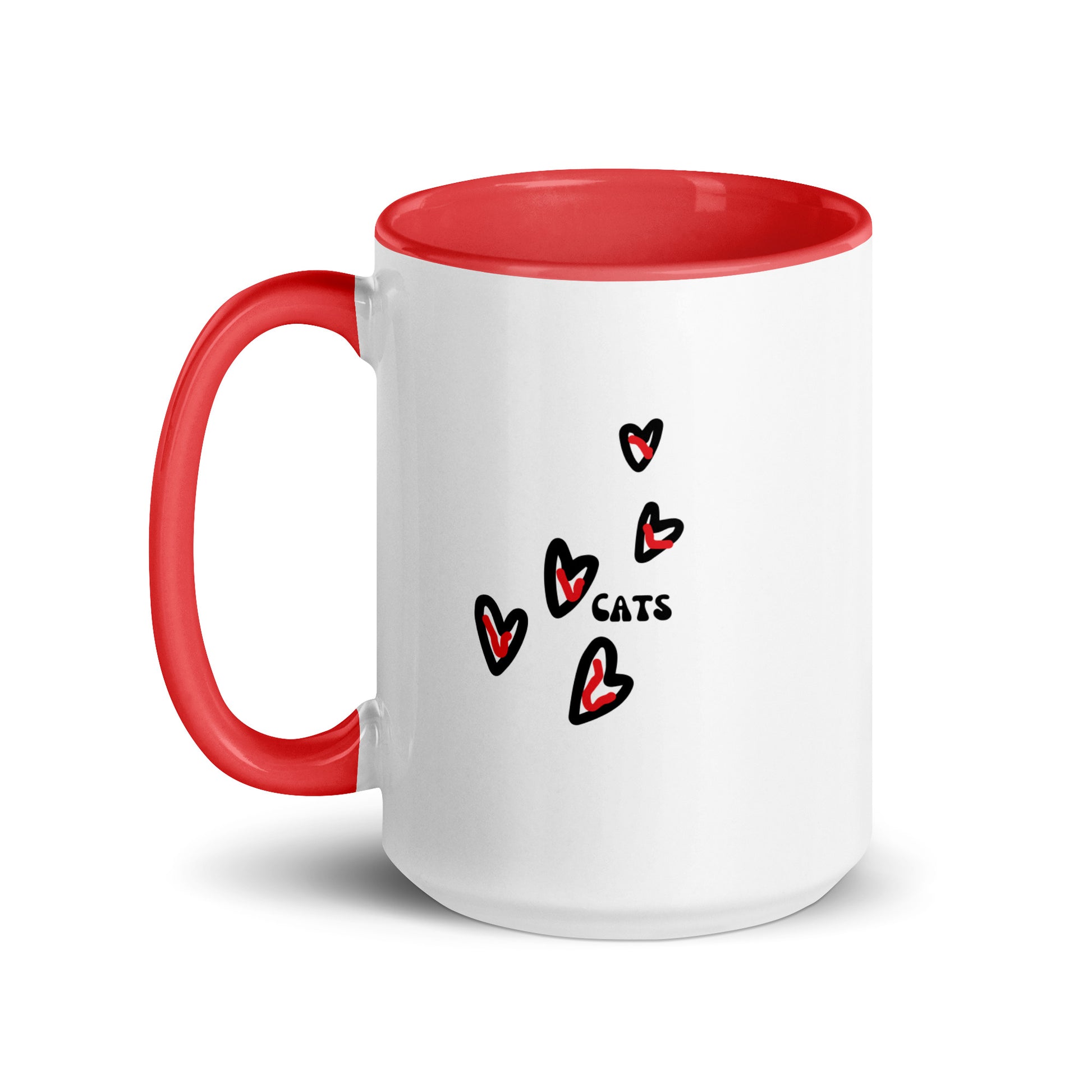 I Love Cats | Mug with Color Inside   - #tag1# - #tag2# - 