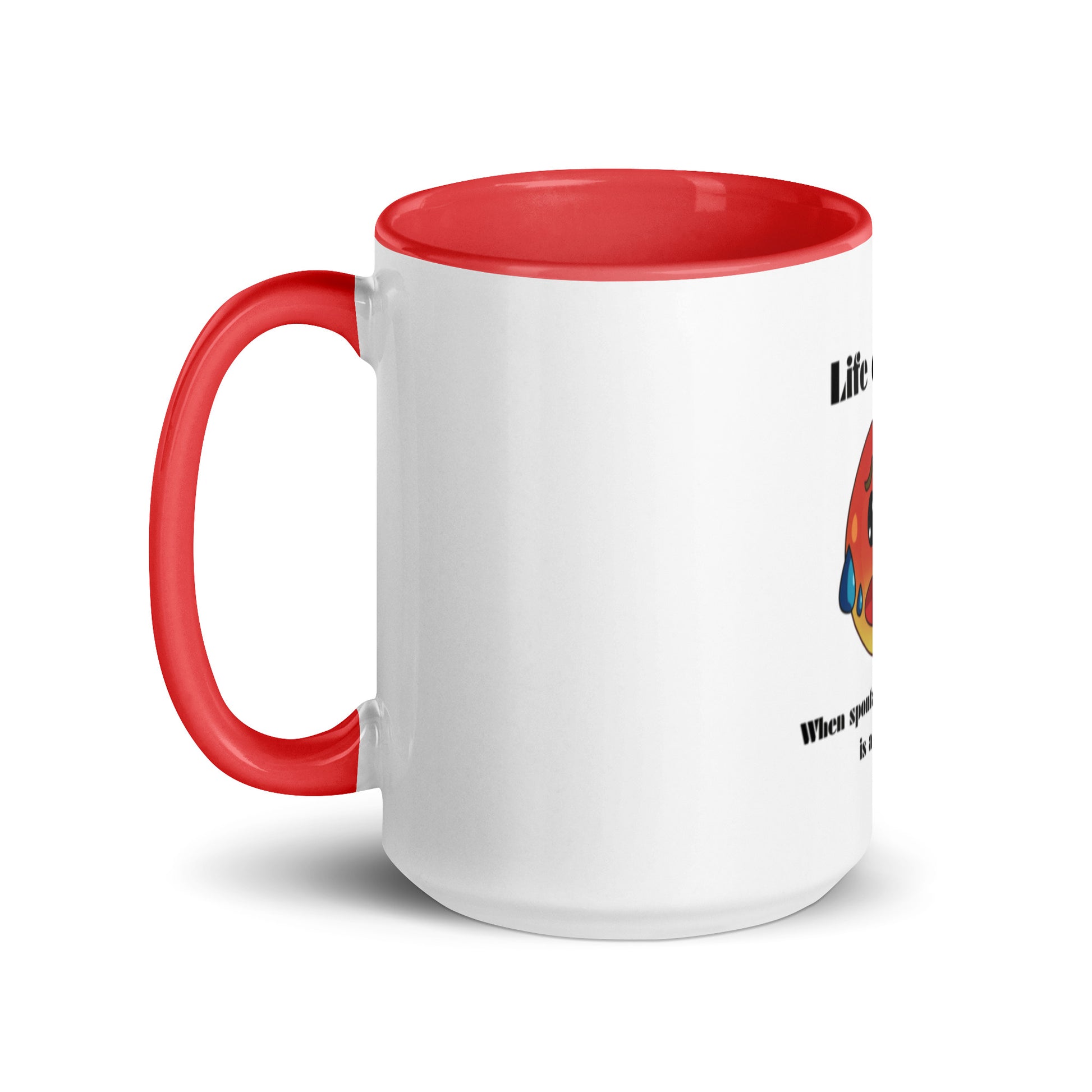 Life Over 50 | Mug with Color Inside   - #tag1# - #tag2# - 