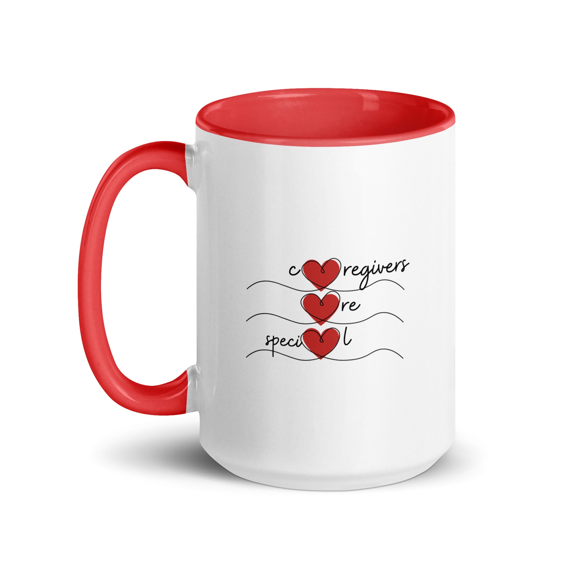 Caregivers Are Special | Mug with Color Inside   - #tag1# - #tag2# - 