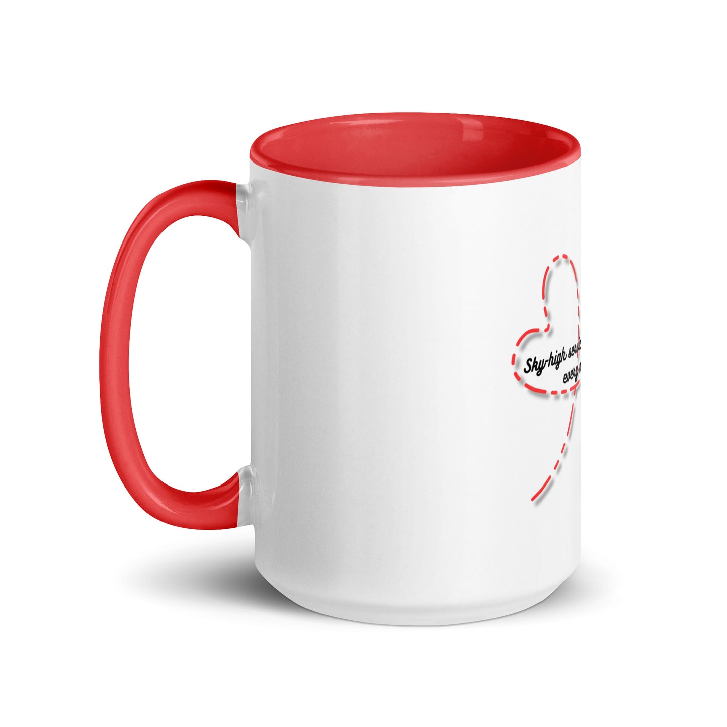 Flight Attendants/Pilots | Mug with Color Inside   - #tag1# - #tag2# - 