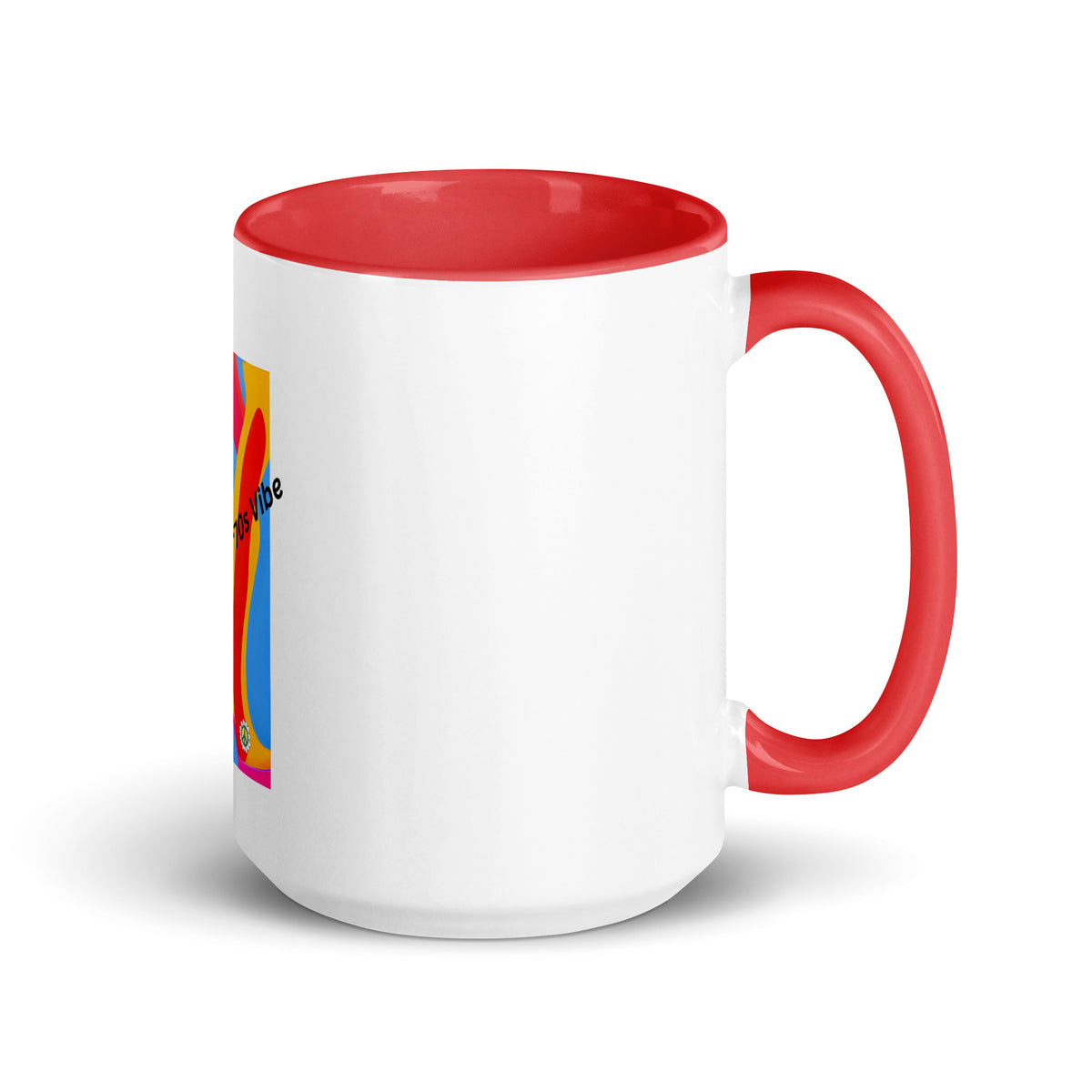 Rockin' The '70's Vibe | Mug with Color Inside   - #tag1# - #tag2# - 