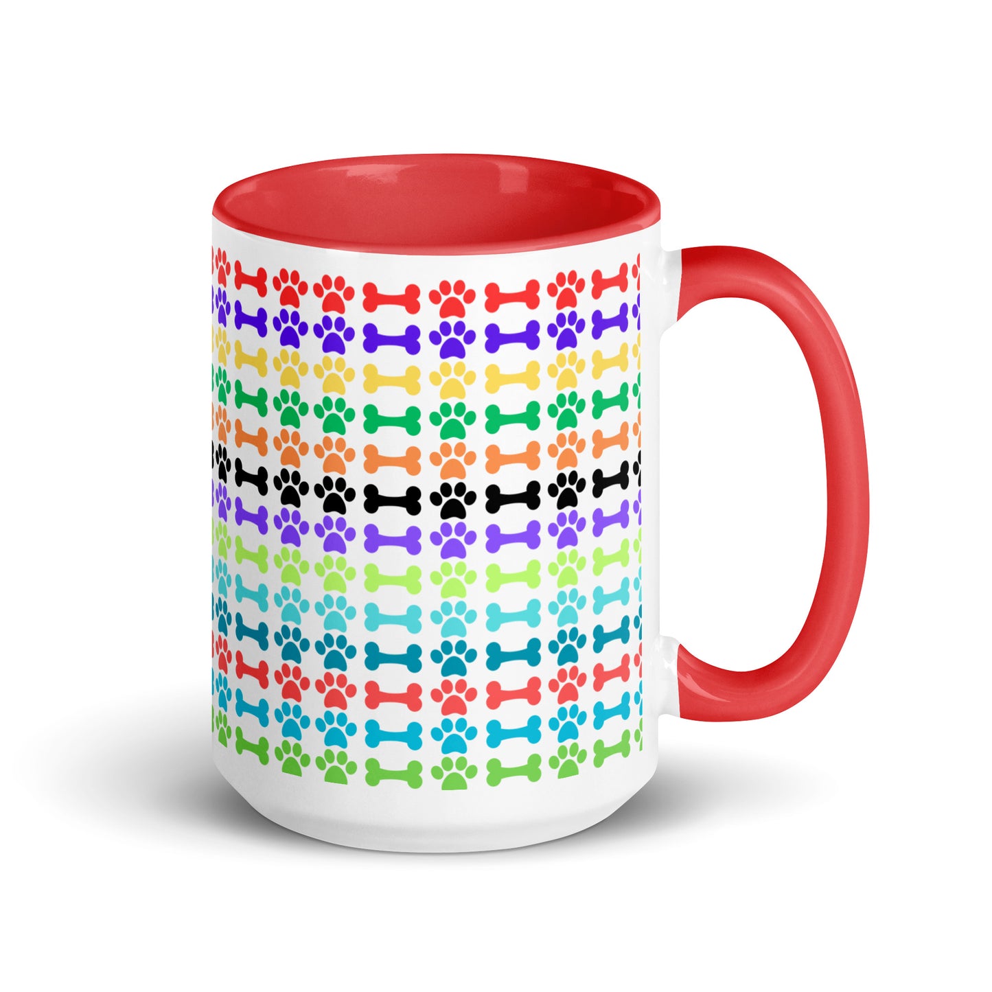 Dog Bones | Mug with Color Inside   - #tag1# - #tag2# - 