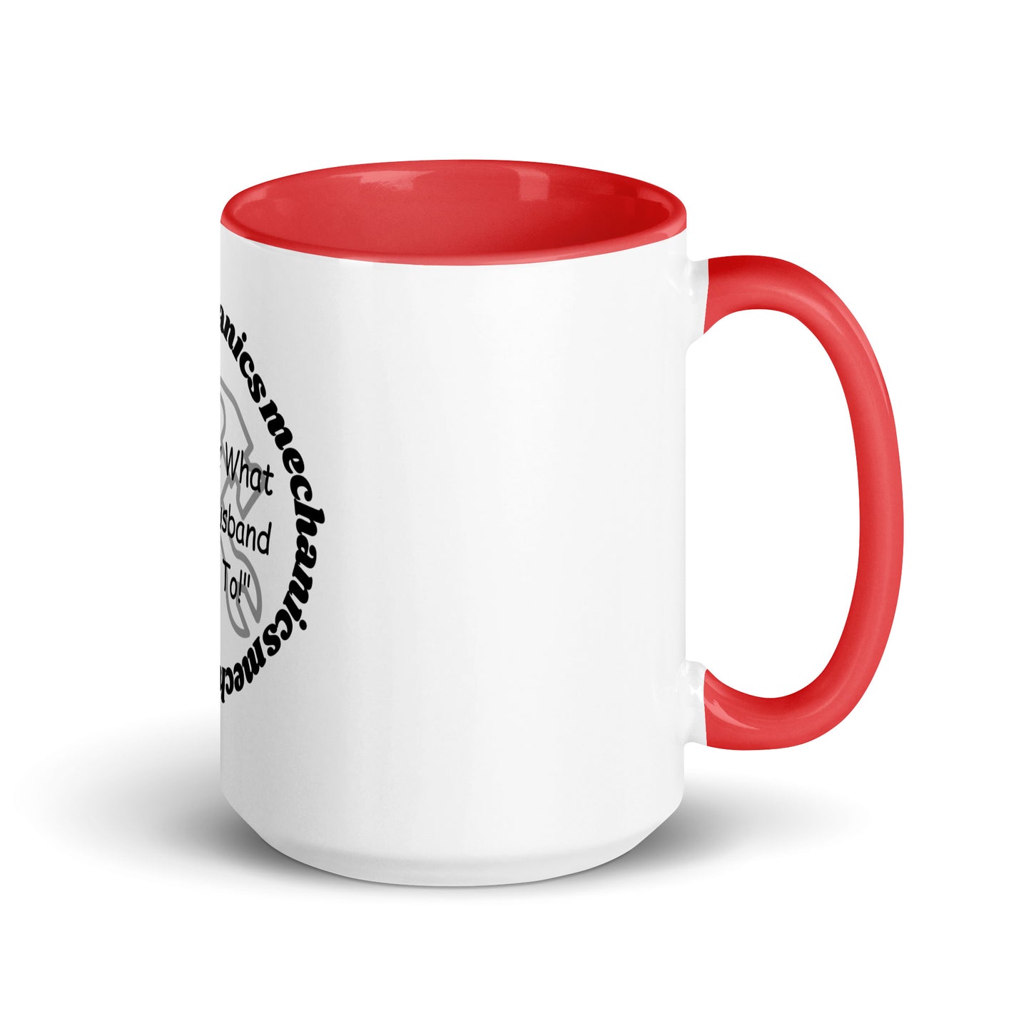 Mechanics | Mug with Color Inside   - #tag1# - #tag2# - 