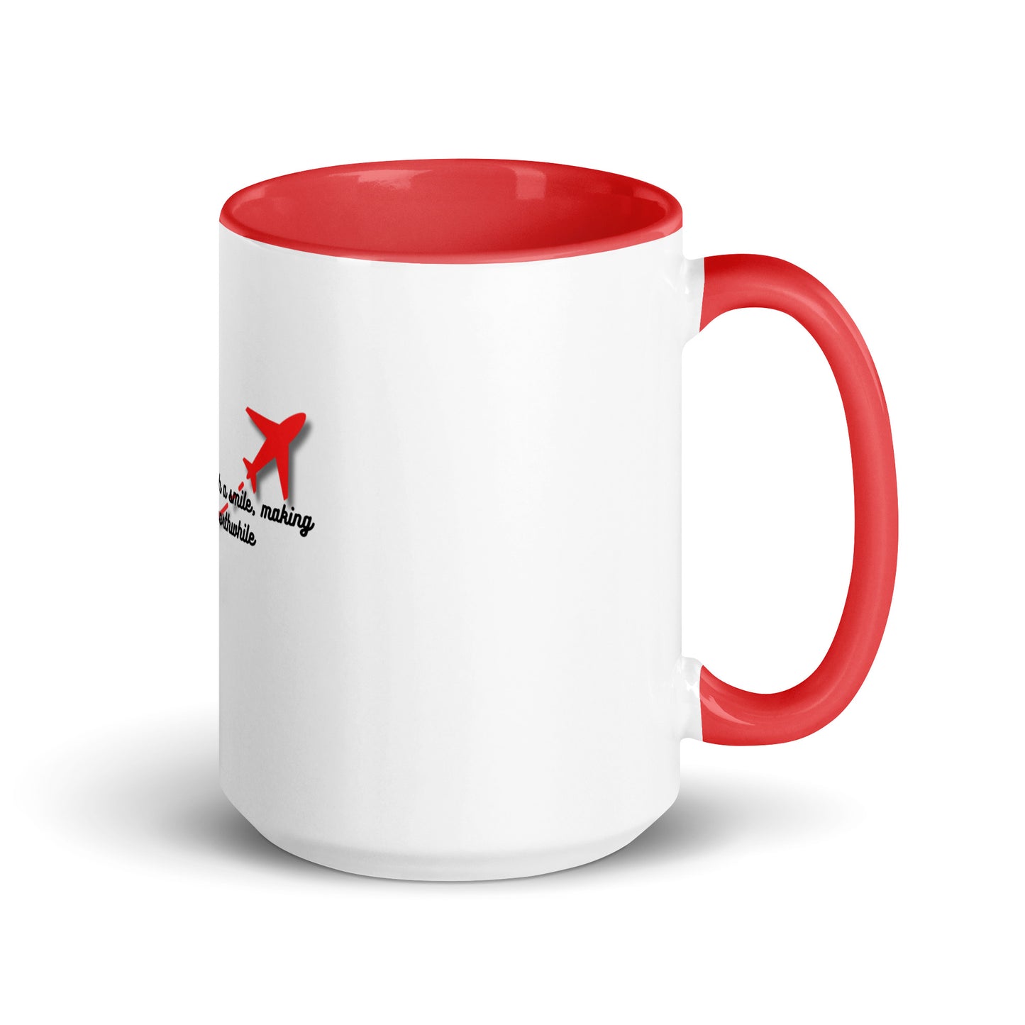 Flight Attendants/Pilots | Mug with Color Inside   - #tag1# - #tag2# - 
