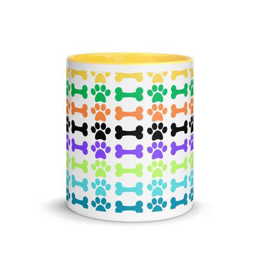 Dog Bones | Mug with Color Inside   - #tag1# - #tag2# - 