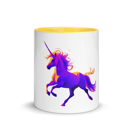 Unicorn | Mug With Color Inside   - #tag1# - #tag2# - 