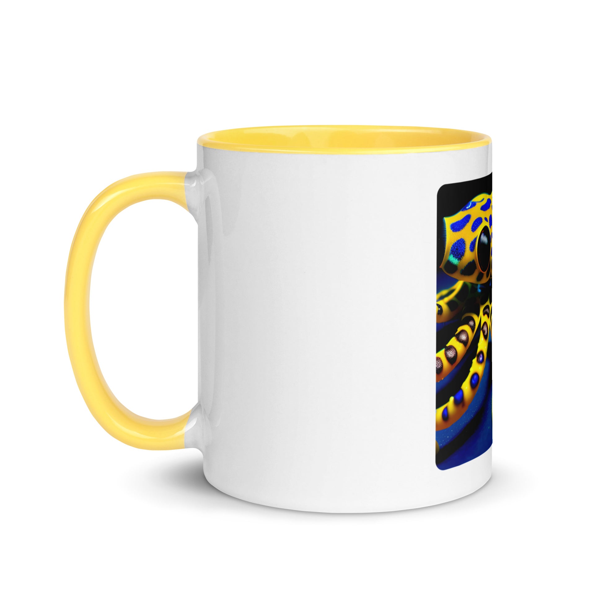 Blue Ringed Octopus | Mug with Color Inside   - #tag1# - #tag2# - 