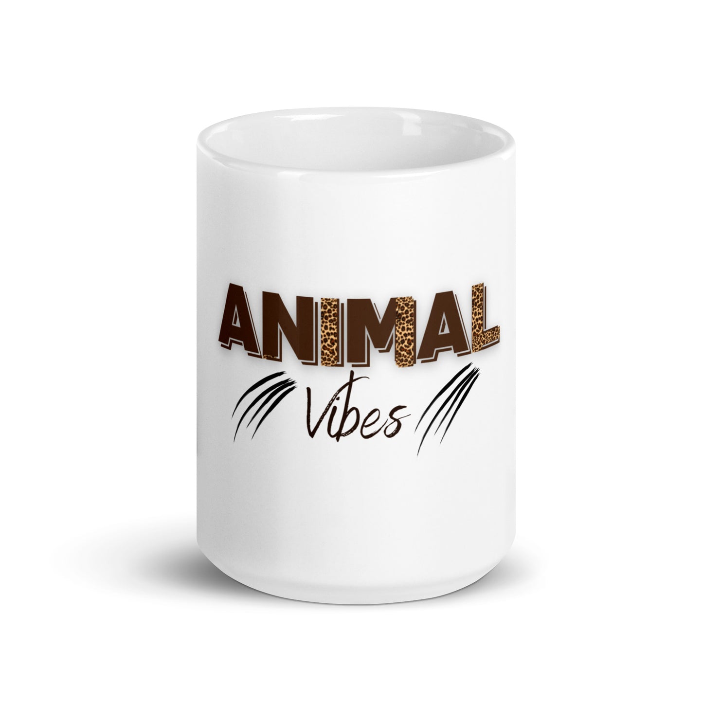 Animal Vibes | White Glossy Mug   - #tag1# - #tag2# - 
