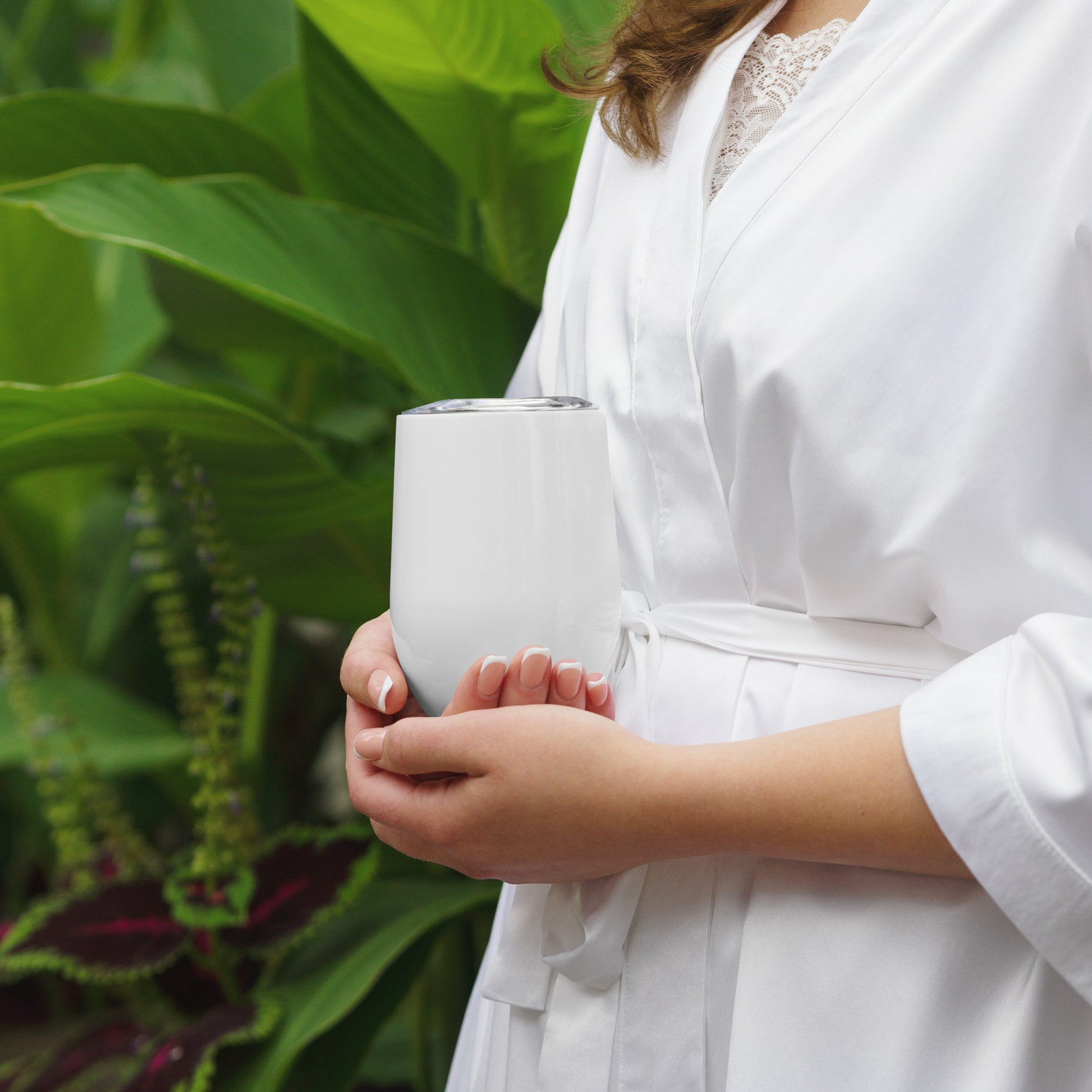 Compassion On My Plate Vegan | Wine Tumbler   - #tag1# - #tag2# - 