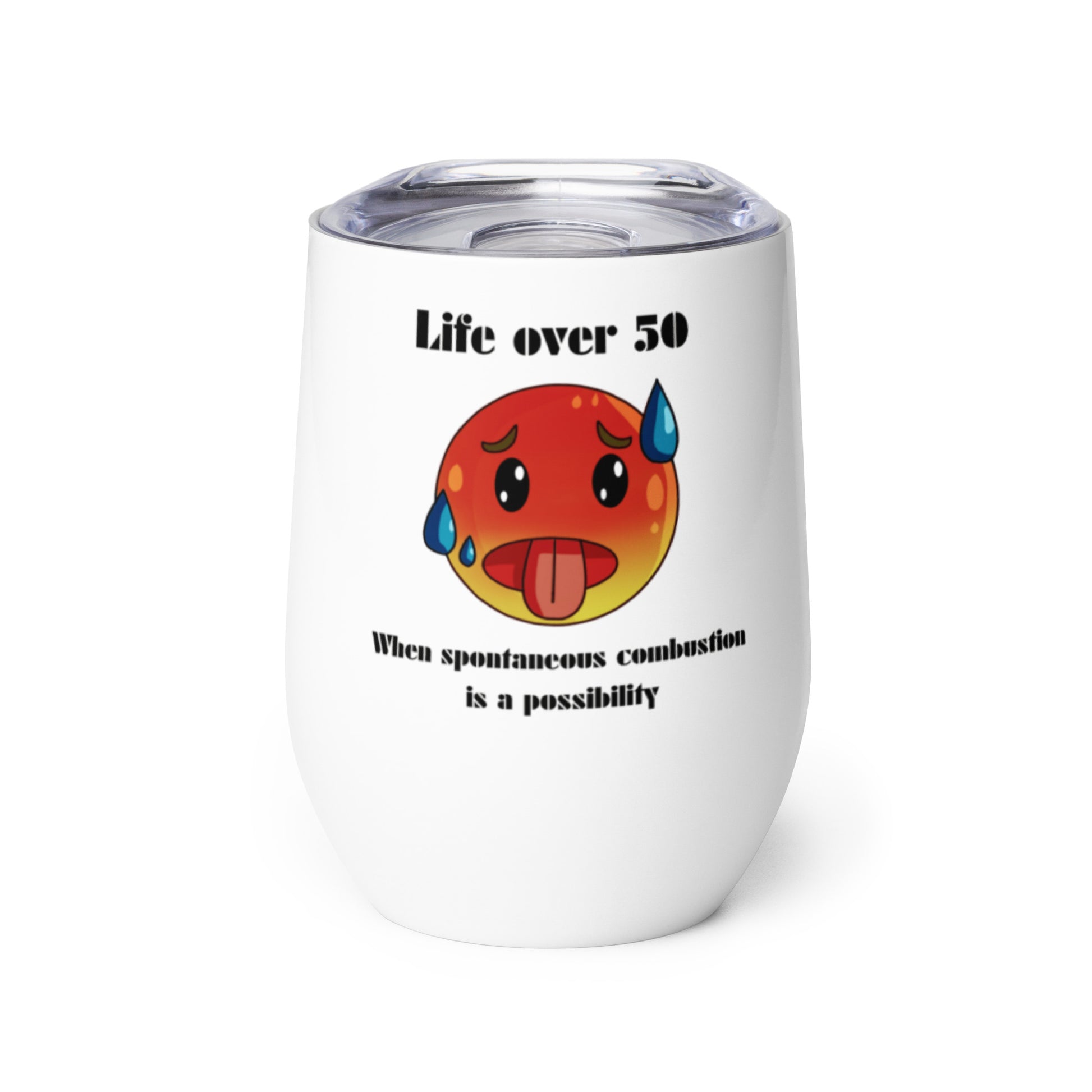Life Over 50 | Wine Tumbler   - #tag1# - #tag2# - 
