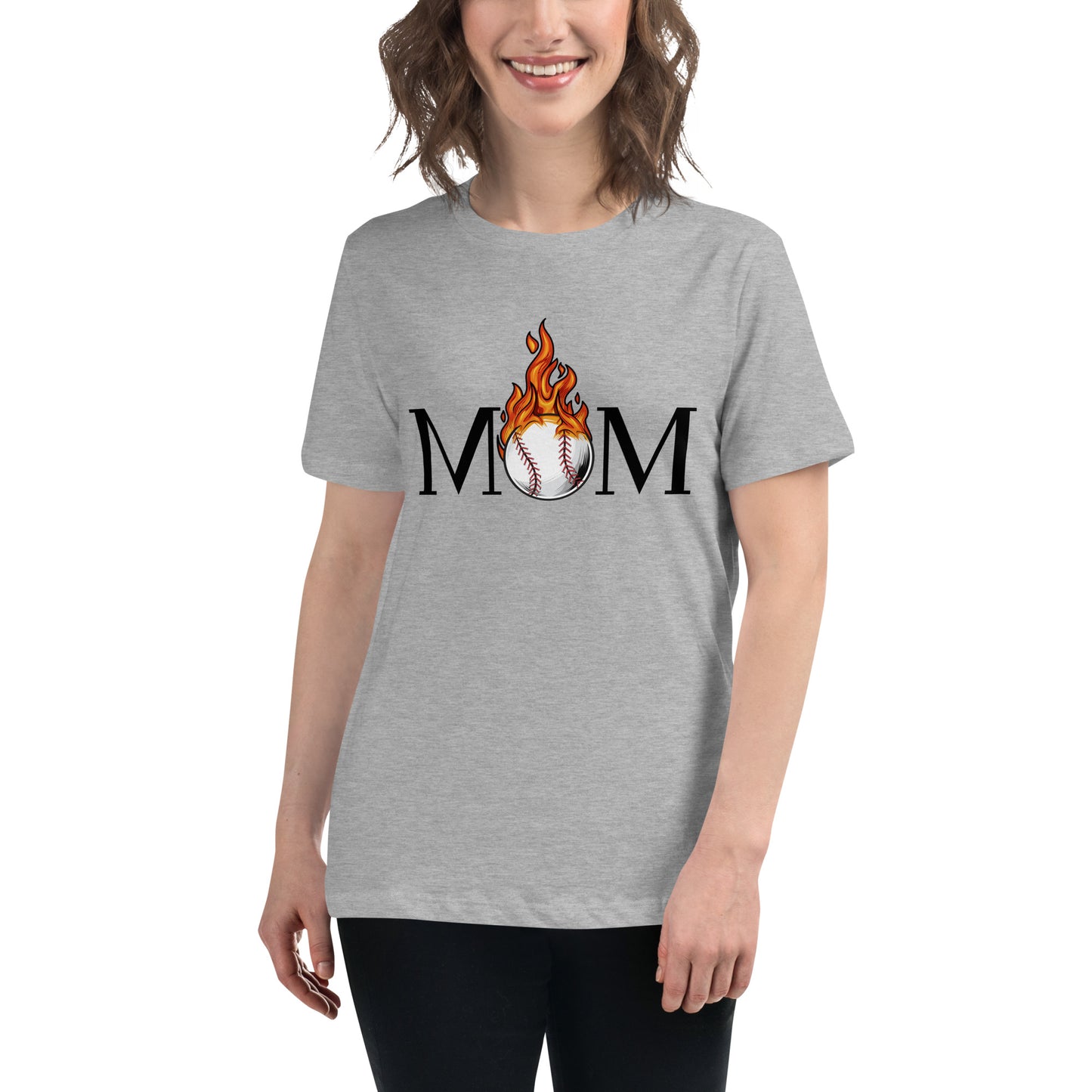 Baseball Mom | Short Sleeve | Women's Relaxed T-Shirt   - #tag1# - #tag2# - 