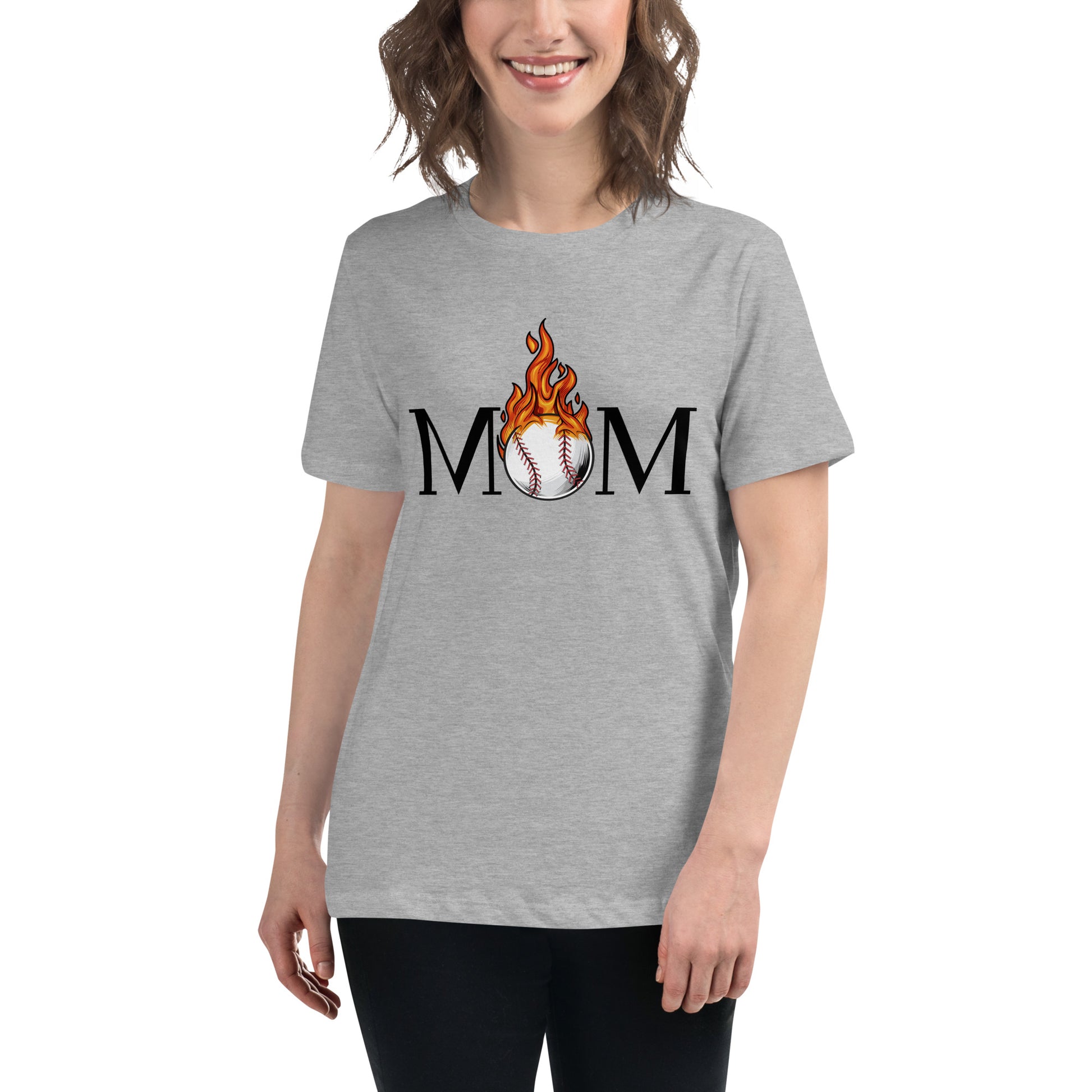 Baseball Mom | Short Sleeve | Women's Relaxed T-Shirt   - #tag1# - #tag2# - 
