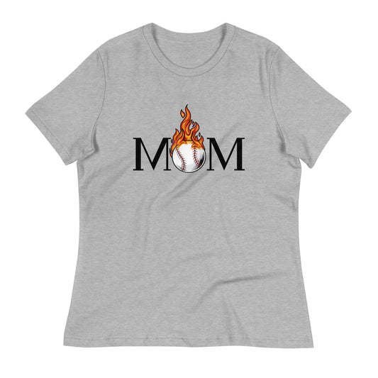 Baseball Mom | Short Sleeve | Women's Relaxed T-Shirt   - #tag1# - #tag2# - 