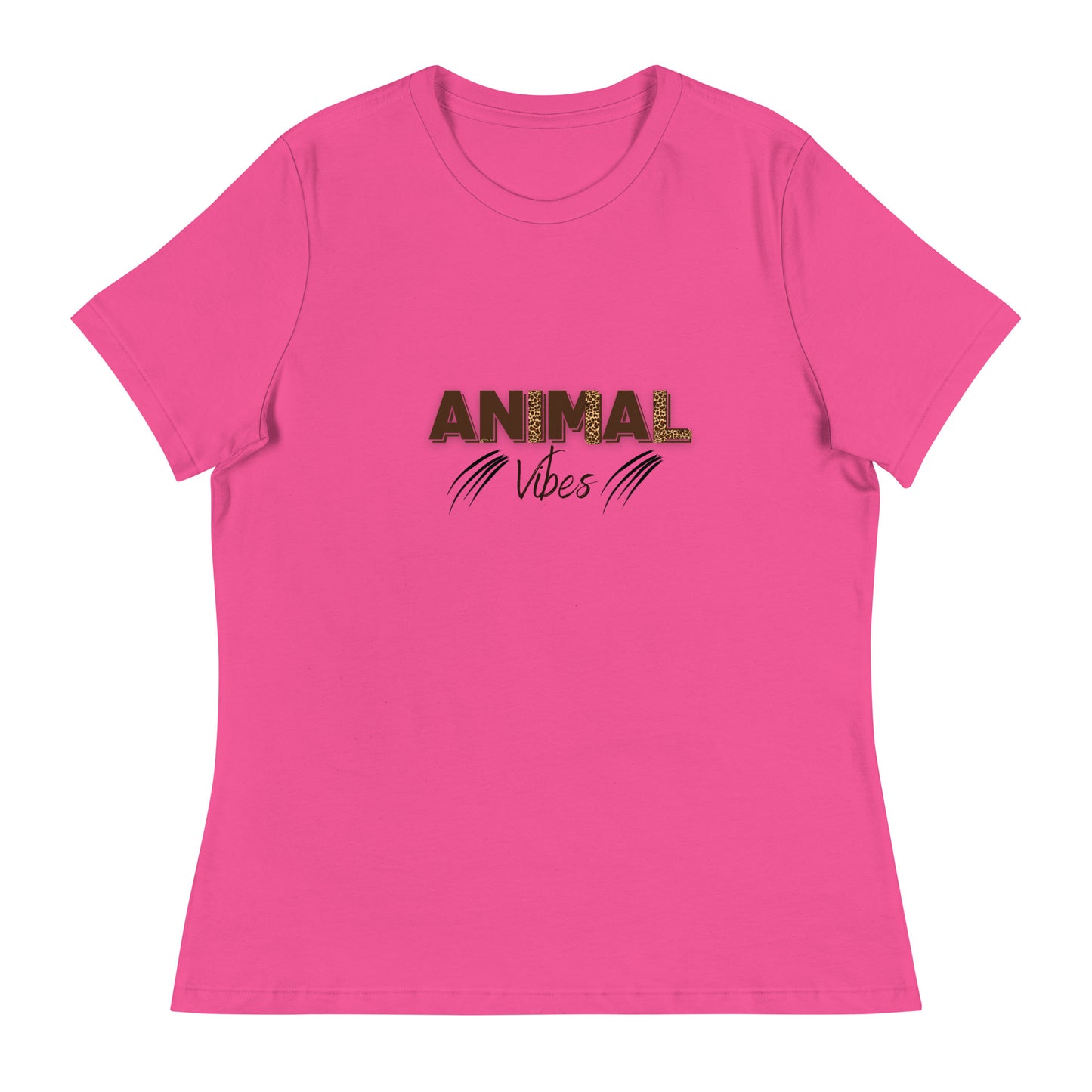 Animal Vibes | Short Sleeve | Women's Relaxed T-Shirt   - #tag1# - #tag2# - 