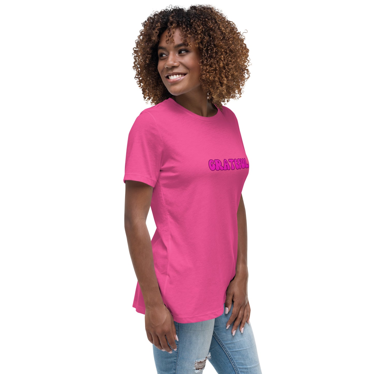 Grateful  | Short Sleeve | Women's Relaxed T-Shirt   - #tag1# - #tag2# - 