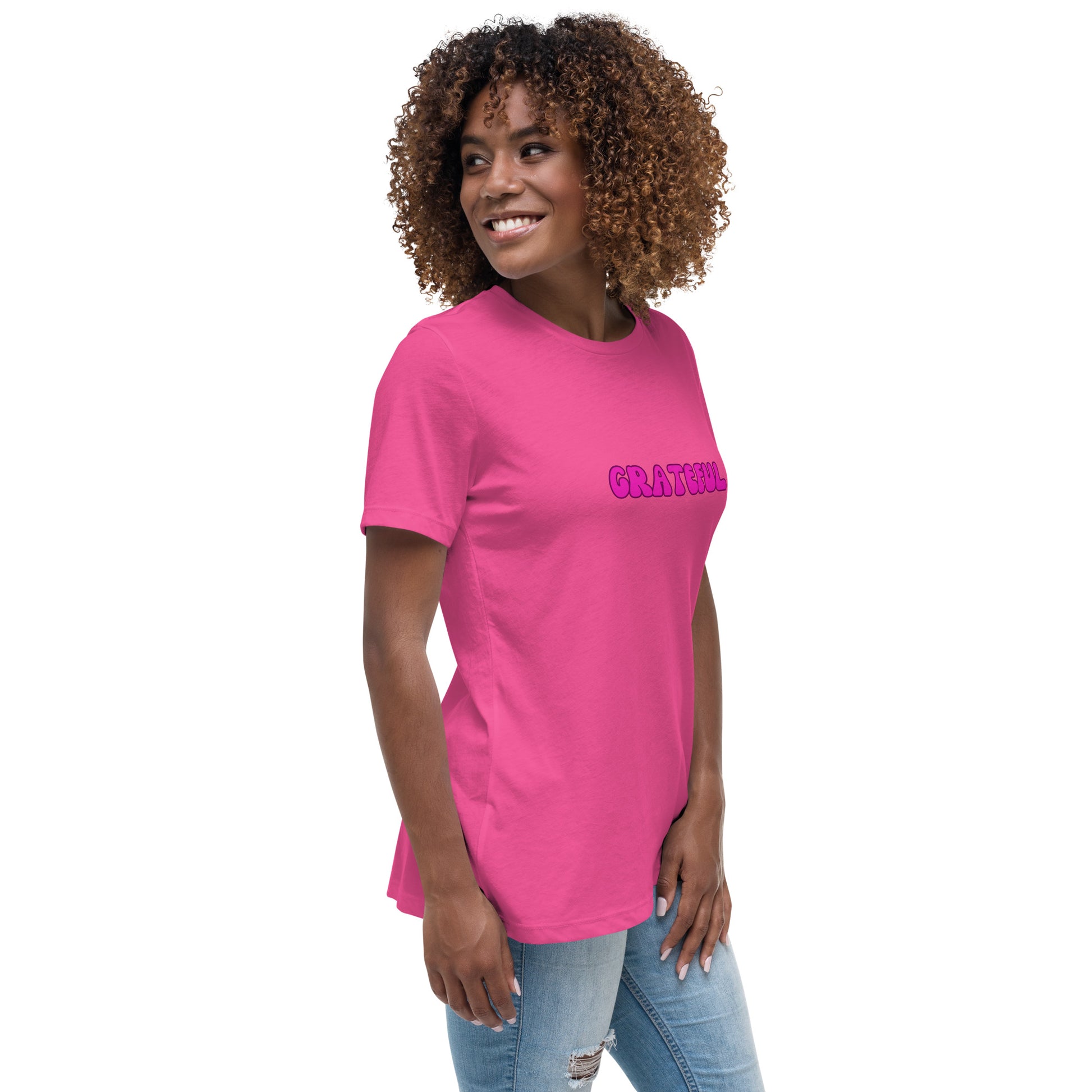 Grateful  | Short Sleeve | Women's Relaxed T-Shirt   - #tag1# - #tag2# - 