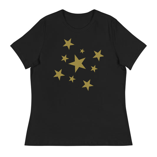 Beautiful Stars | Short Sleeve | Women's Relaxed T-Shirt   - #tag1# - #tag2# - 