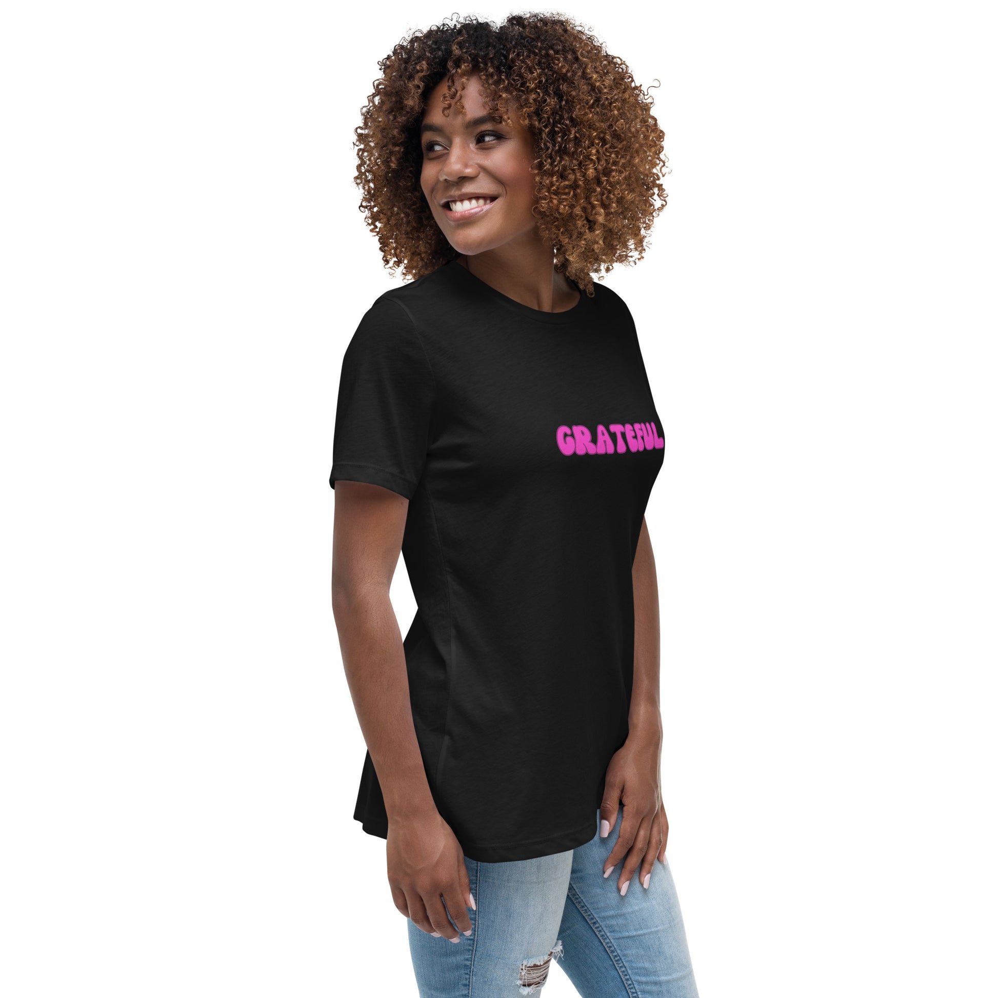 Grateful  | Short Sleeve | Women's Relaxed T-Shirt   - #tag1# - #tag2# - 
