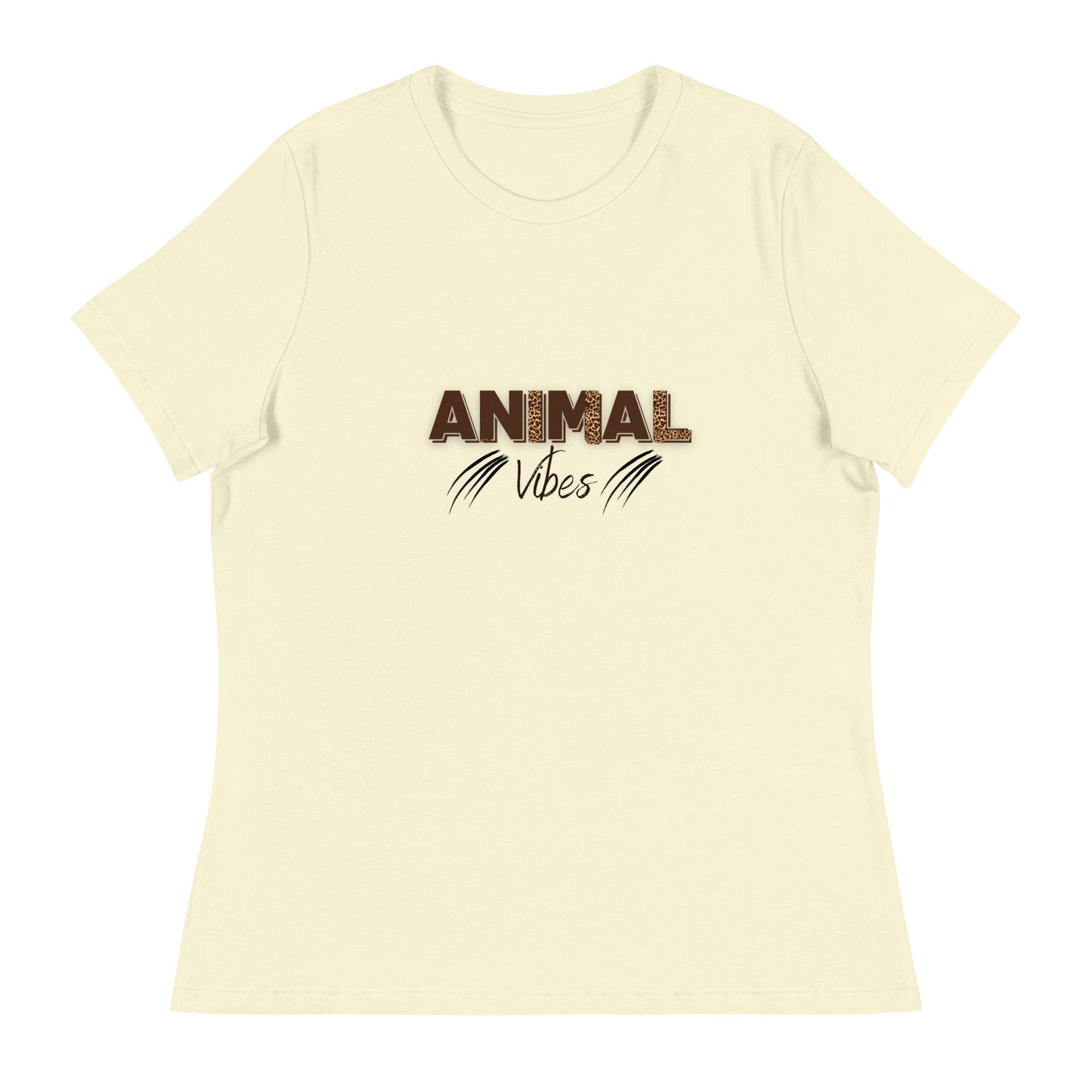Animal Vibes | Short Sleeve | Women's Relaxed T-Shirt   - #tag1# - #tag2# - 