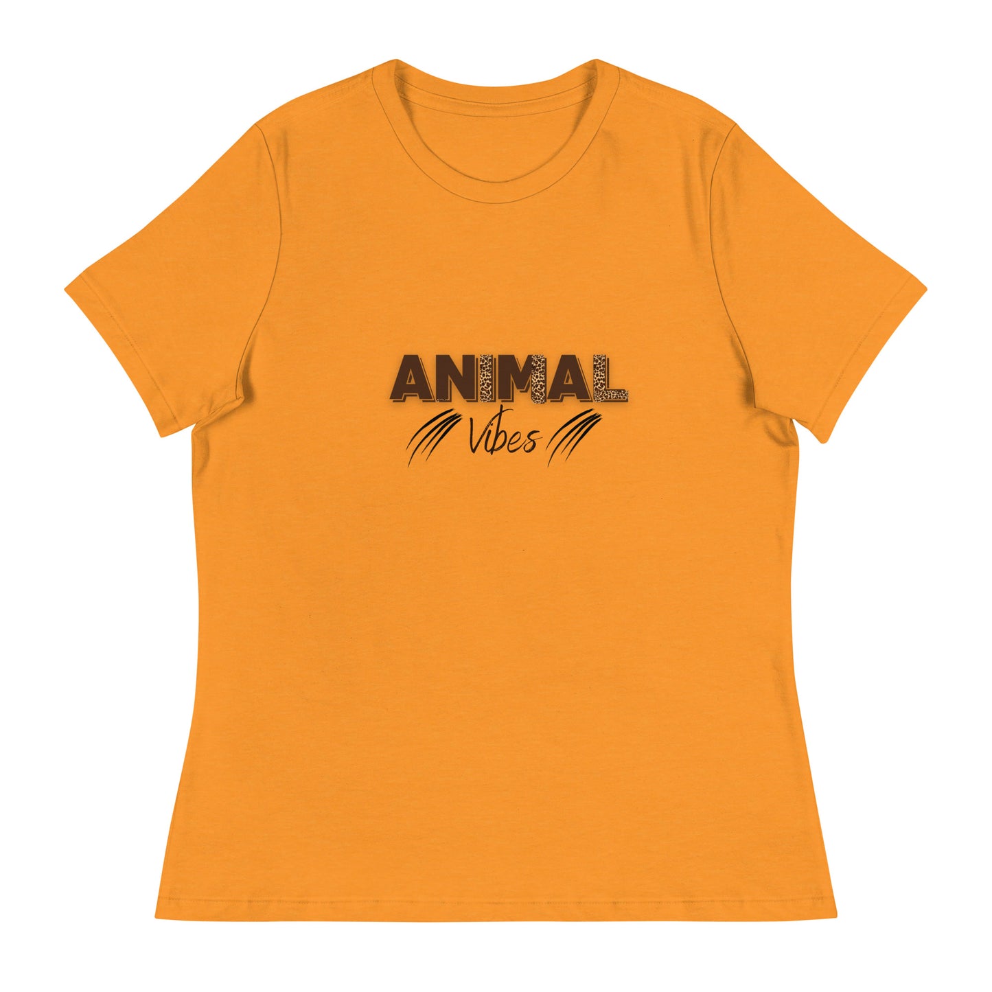Animal Vibes | Short Sleeve | Women's Relaxed T-Shirt   - #tag1# - #tag2# - 