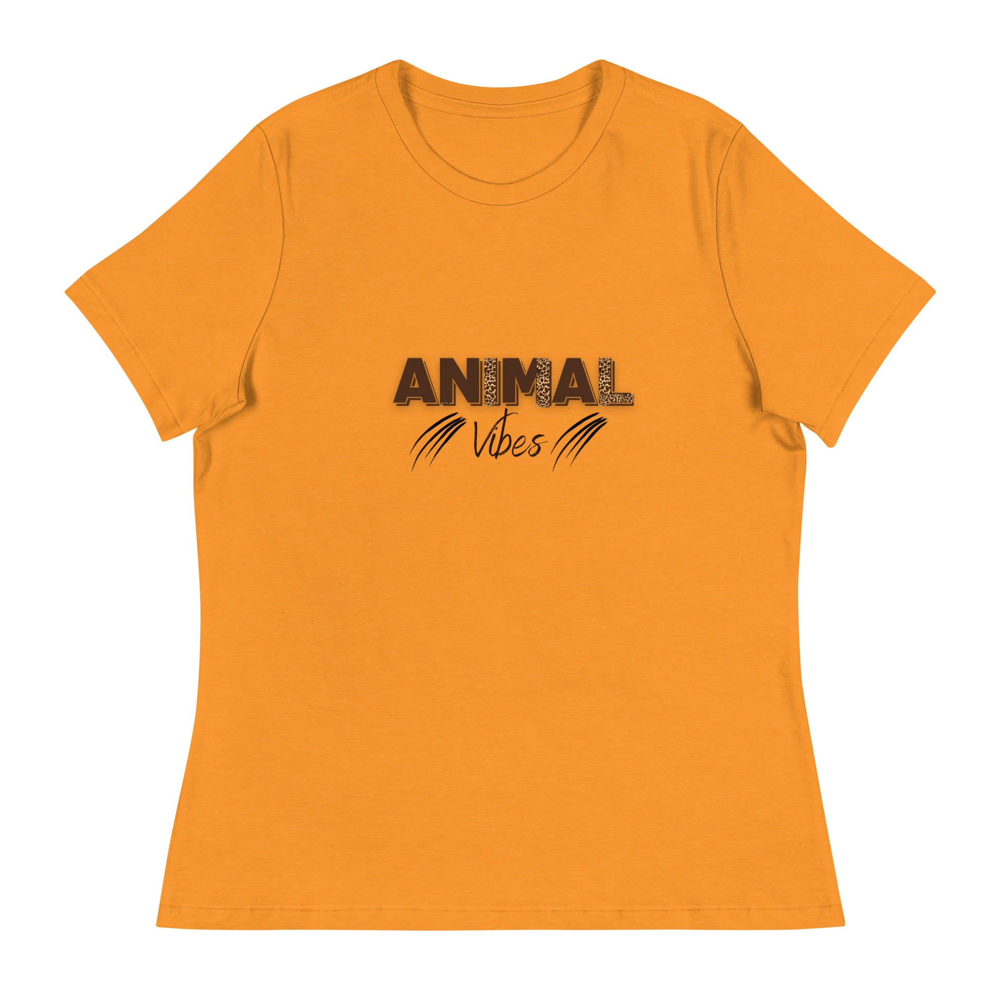 Animal Vibes | Short Sleeve | Women's Relaxed T-Shirt   - #tag1# - #tag2# - 