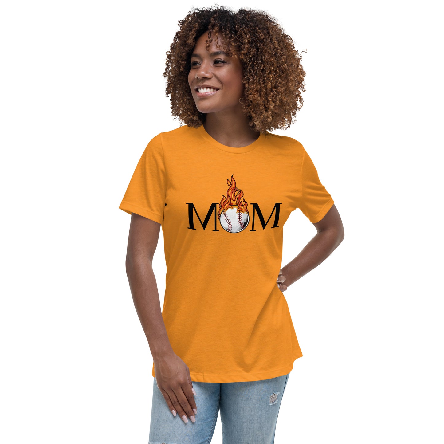 Baseball Mom | Short Sleeve | Women's Relaxed T-Shirt   - #tag1# - #tag2# - 