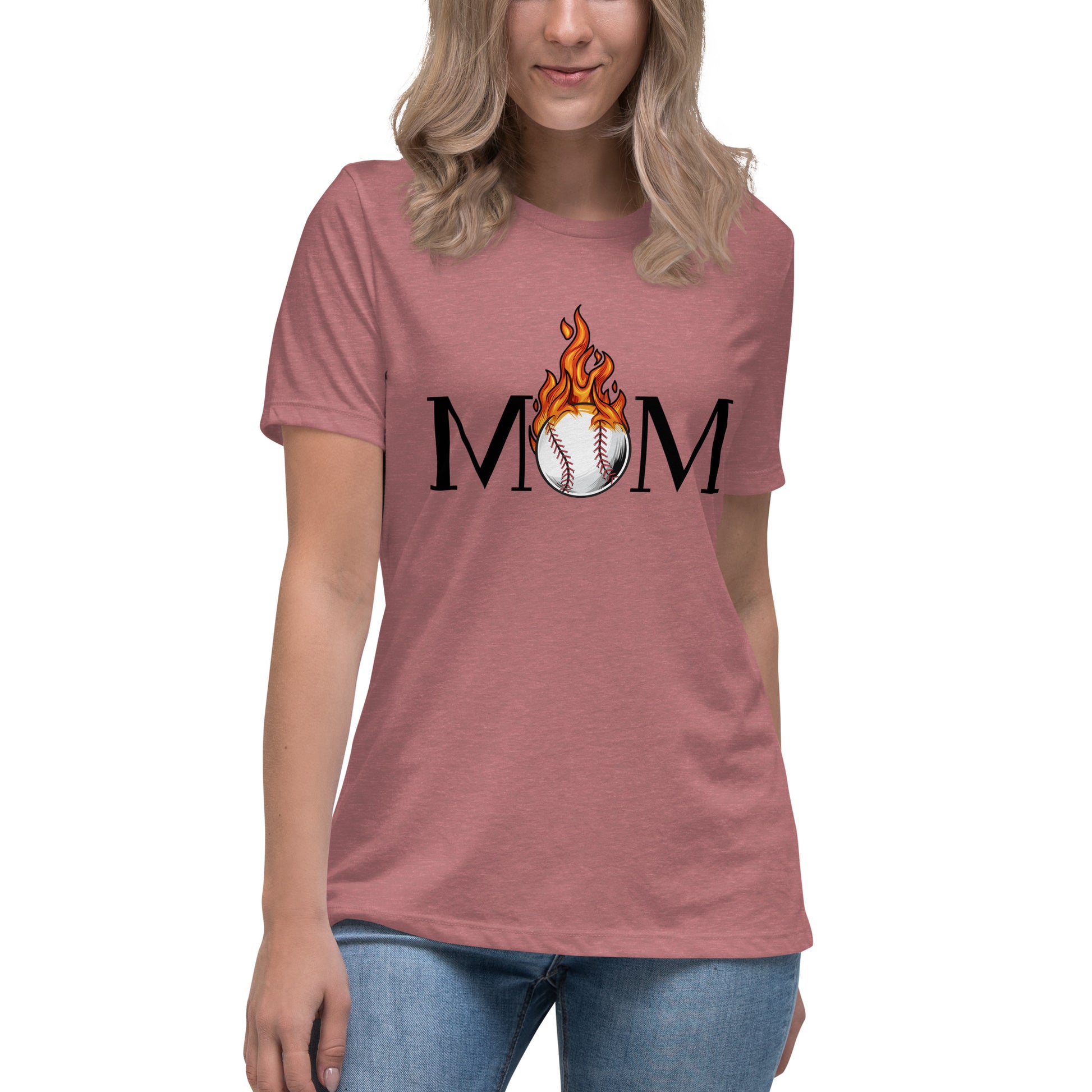 Baseball Mom | Short Sleeve | Women's Relaxed T-Shirt   - #tag1# - #tag2# - 