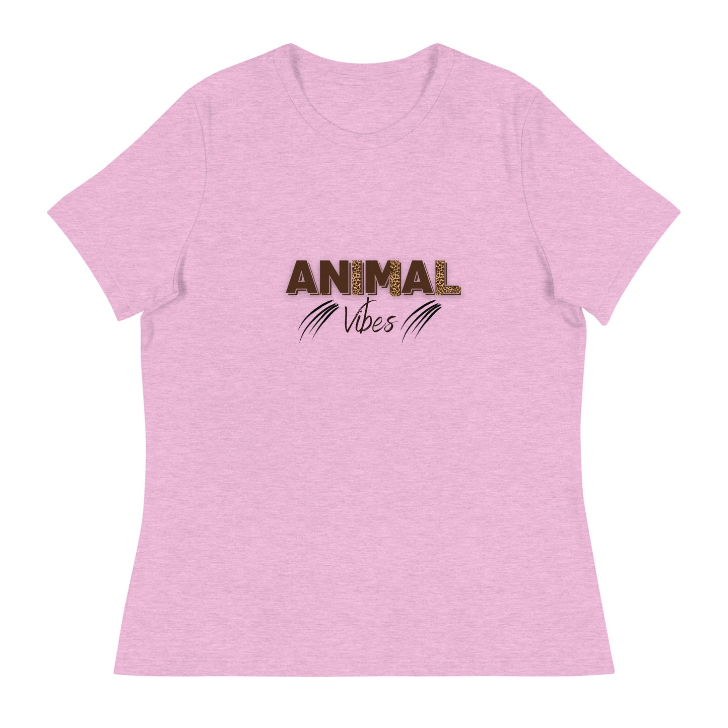 Animal Vibes | Short Sleeve | Women's Relaxed T-Shirt   - #tag1# - #tag2# - 
